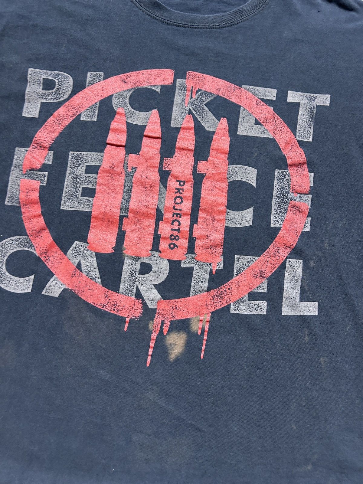Gildan Vtg 00’s Picket Fence Cartel Band T-Shirt Size US XL / EU 56 / 4 - 2 Thumbnail
