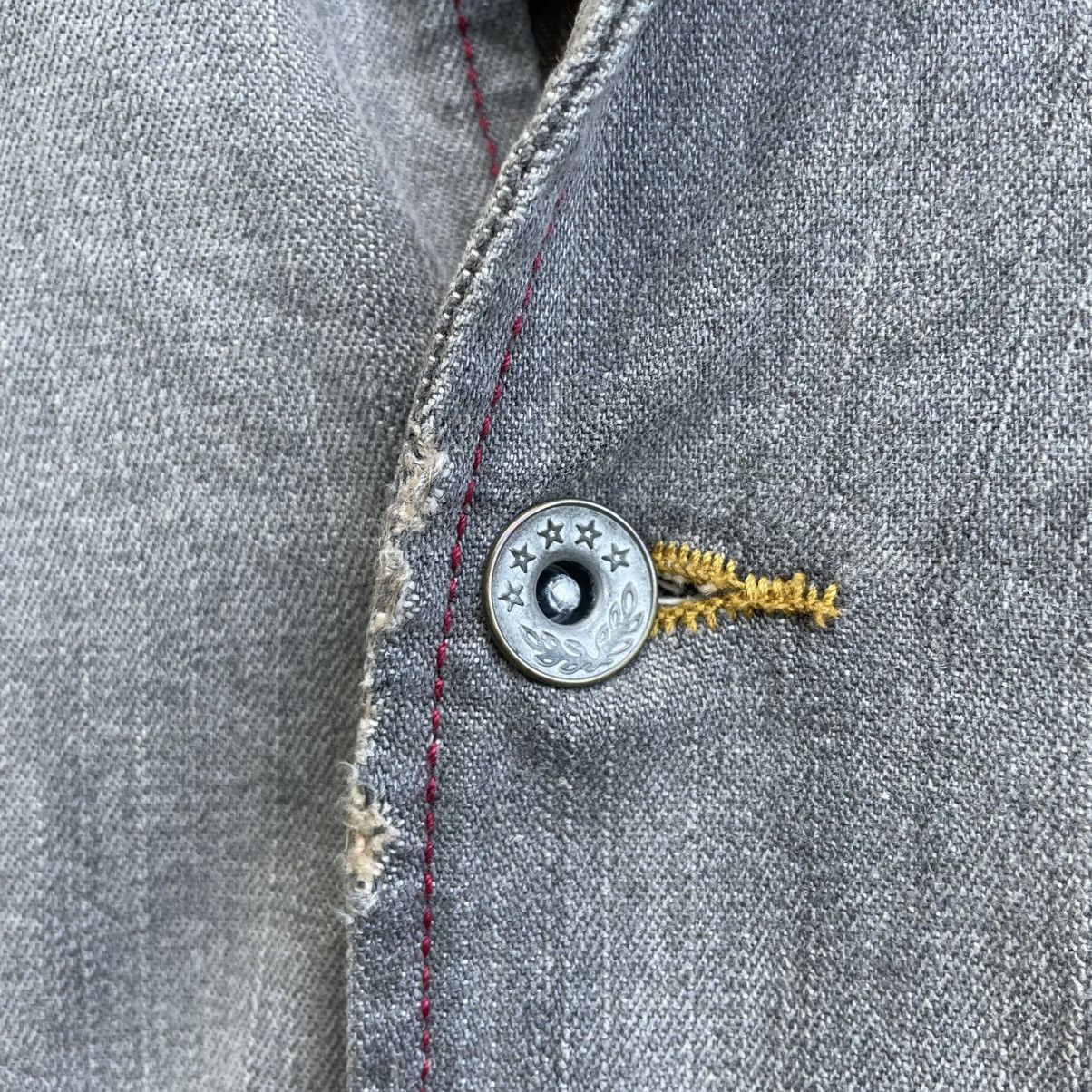 45rpm × Blue Blue Japan Japanese Brand Distressed Workwear Jacket Size US M / EU 48-50 / 2 - 7 Thumbnail
