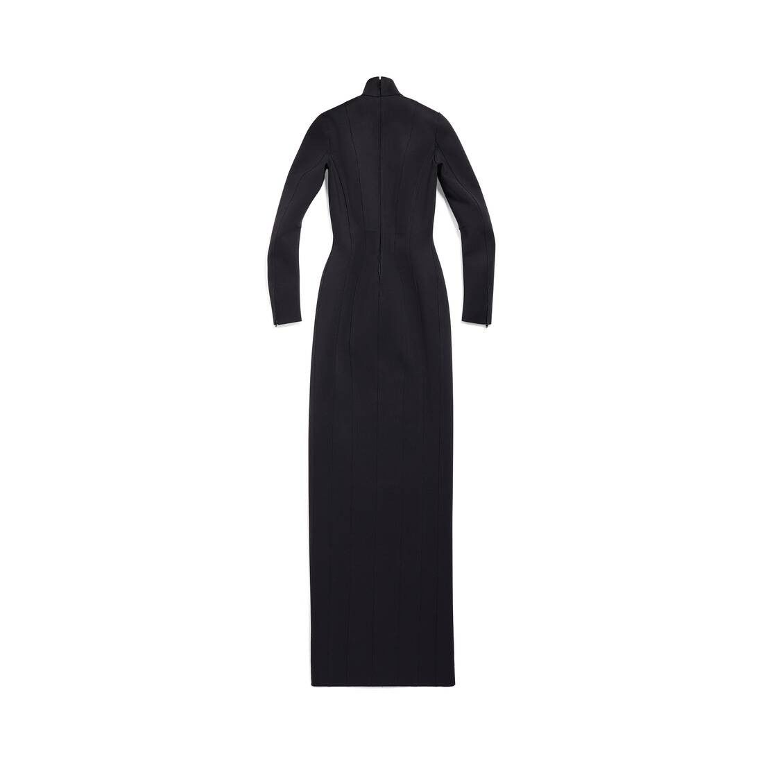 Balenciaga o1bcso1str0525 Fitted Gown in Black Size L / US 10 / IT 46 - 8 Thumbnail