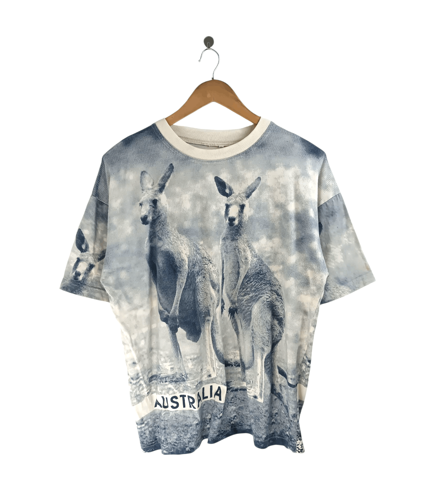 Vintage VINTAGE 90'S AUTRALIA KANGAROO AOP OVERPRINT VERY RARE TEE Size US XL / EU 56 / 4 - 1 Thumbnail