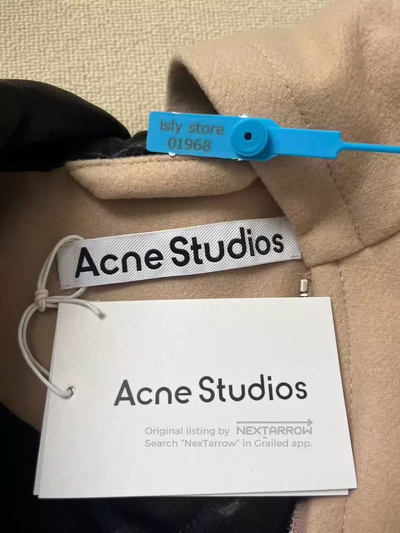 Acne Studios Acne Studios Solid Color Wool Blended Bow Tie Embroidered Size US XS / EU 42 / 0 - 5 Thumbnail