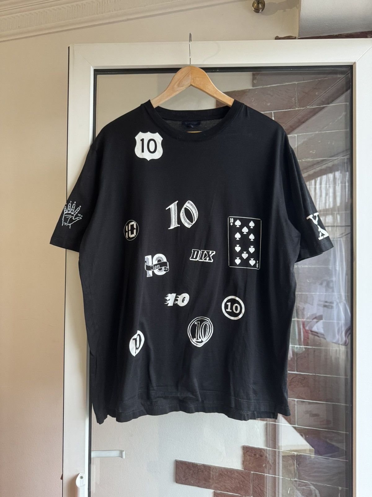Lanvin Rare Lancin multi logo tee Size US L / EU 52-54 / 3 - 1 Thumbnail
