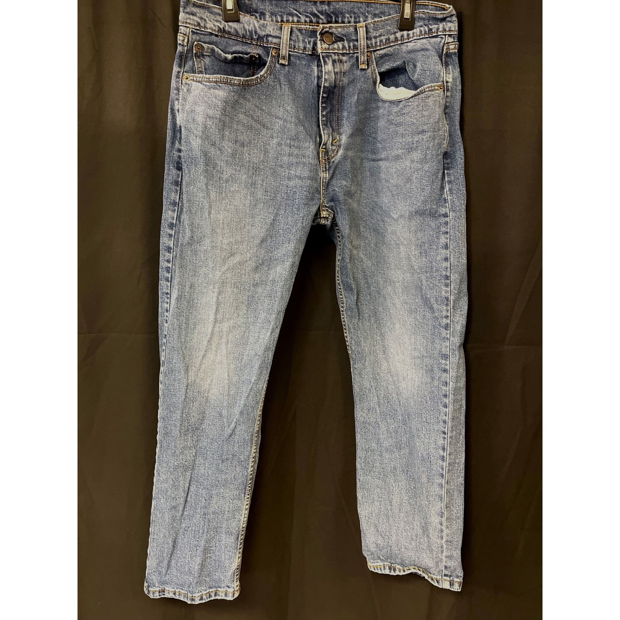 Levi's Levi's 505 Men's Blue Jeans/Straight Leg 34x30 SKU 4063 Size US 34 / EU 50 - 1 Thumbnail