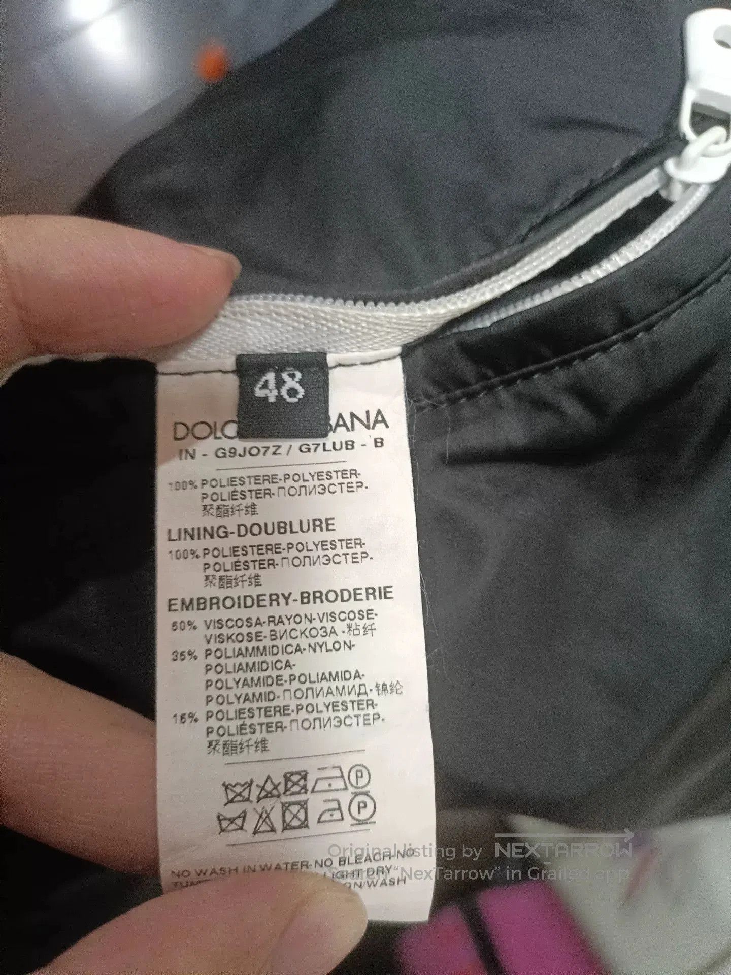Dolce & Gabbana DG Crown Heavy Embroidery Hoodie Jacket. Size US M / EU 48-50 / 2 - 8 Thumbnail