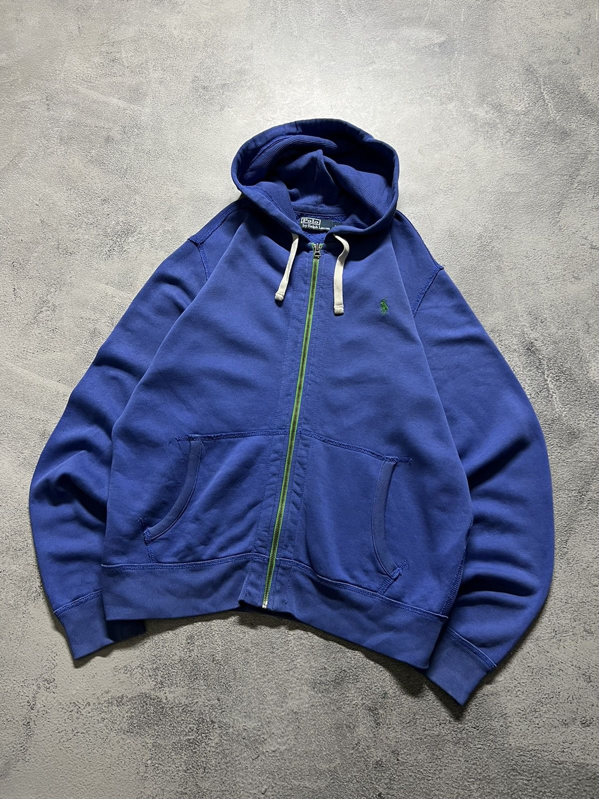 Polo Ralph Lauren × Vintage Vintage Y2k Polo By Ralph Lauren 💙 Zip Hoodie 90’s Size US L / EU 52-54 / 3 - 5 Thumbnail
