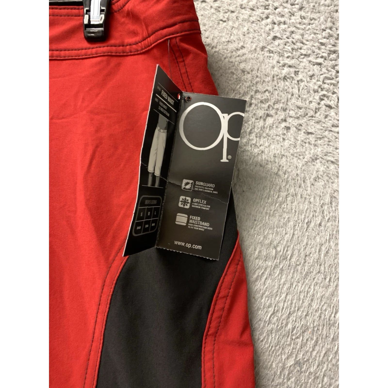 Swims OP Flex 4 Way Stretch Board Swim Surf Cargo Pocket Black Trunks/Shorts 38 Size US 38 / EU 54 - 2 Thumbnail