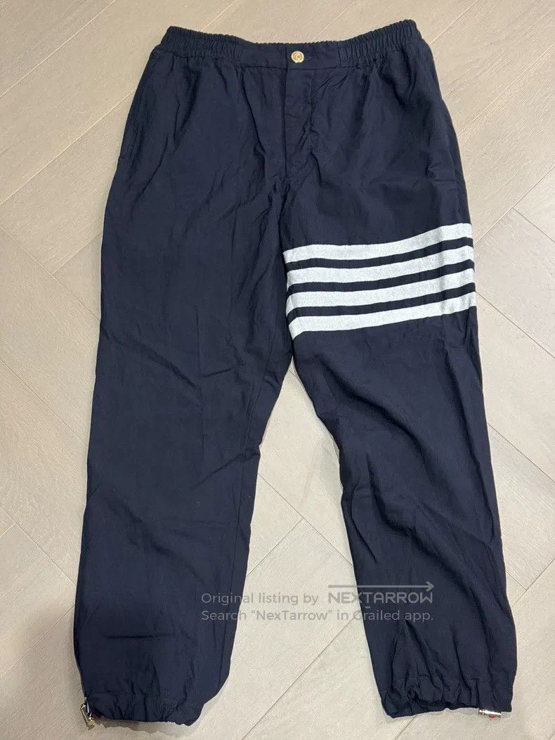 Thom Browne Thom Browne size 3 Casual Pants, Long Pants, Dark Blue, Lin Size US 41 - 1 Thumbnail
