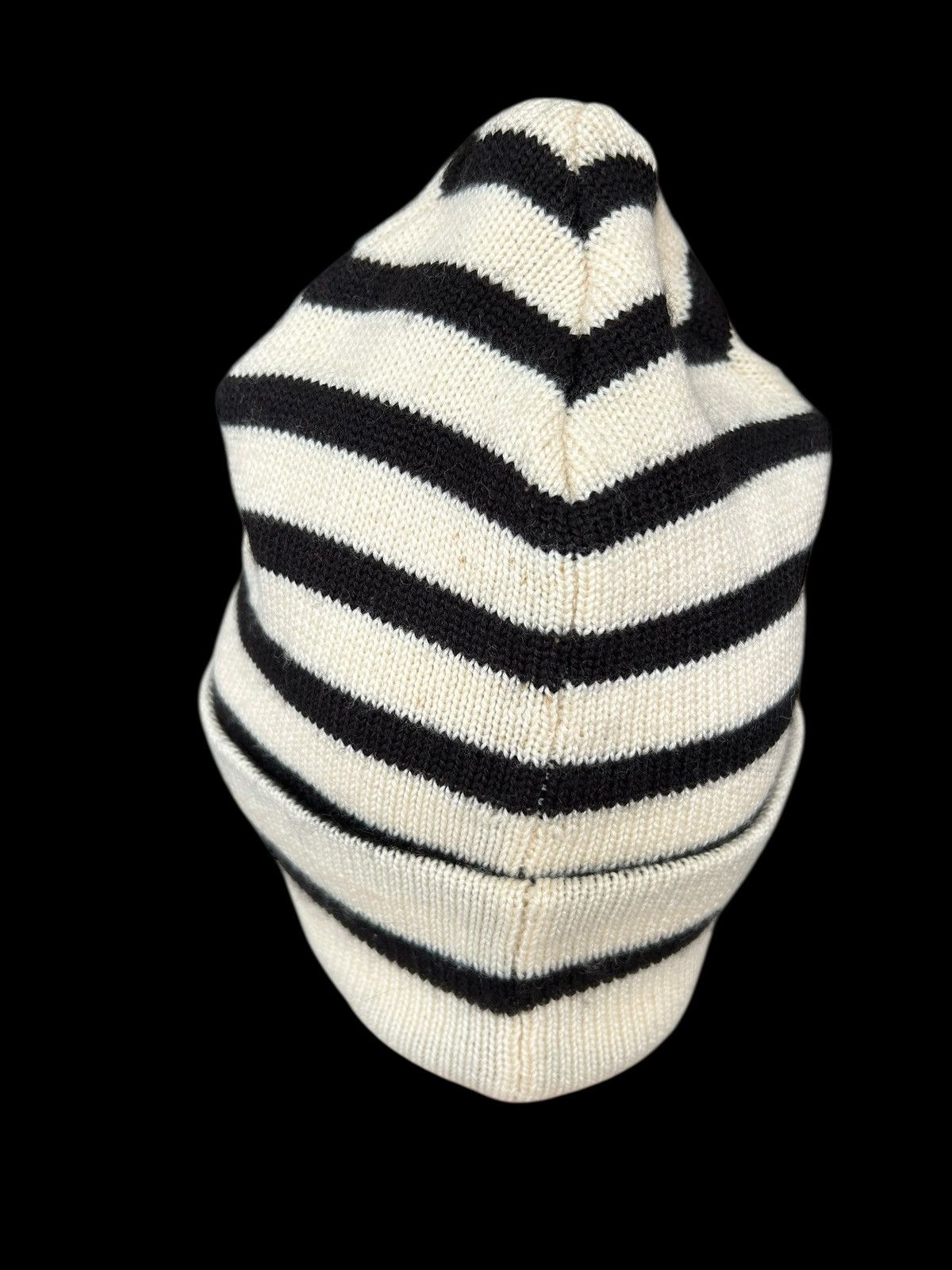 Japanese Brand × Kapital × Vintage RALPH LAUREN Double RL Vintage Stripe Beanie Hats Size ONE SIZE - 6 Thumbnail