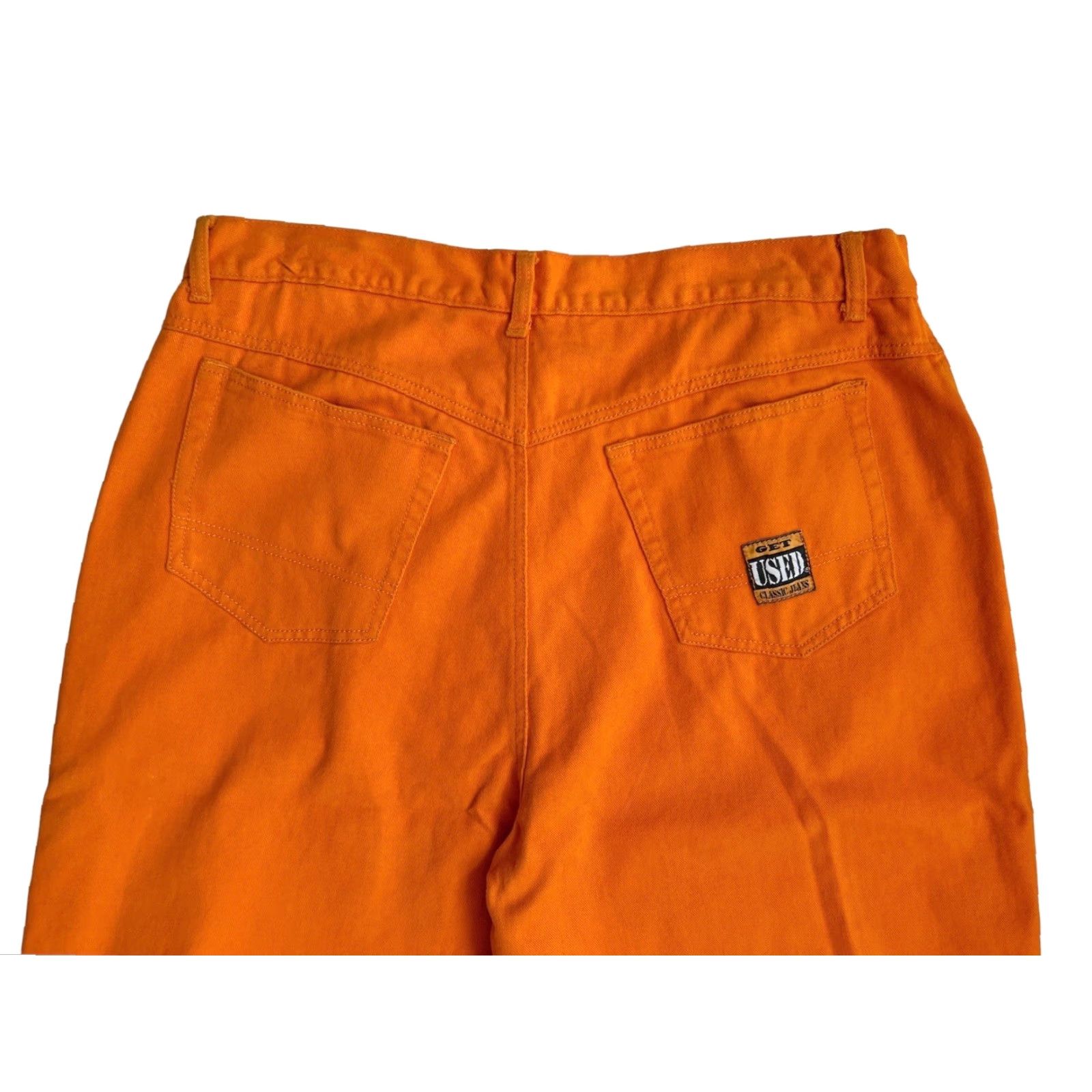 Vintage VINTAGE Get Used Jeans Mens 42 Orange 90s Deadstock NWT 33” Inseam Size US 42 / EU 58 - 4 Thumbnail