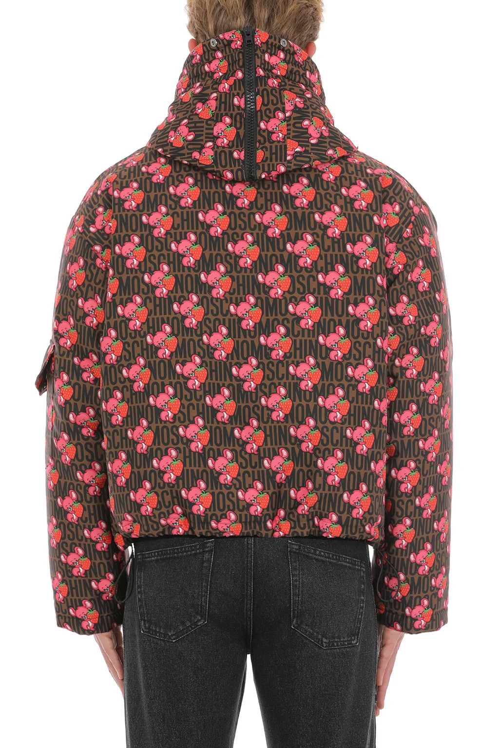 Moschino o1y0225 Logo Hooded Jacket in Multicolor Size US S / EU 44-46 / 1 - 2 Thumbnail