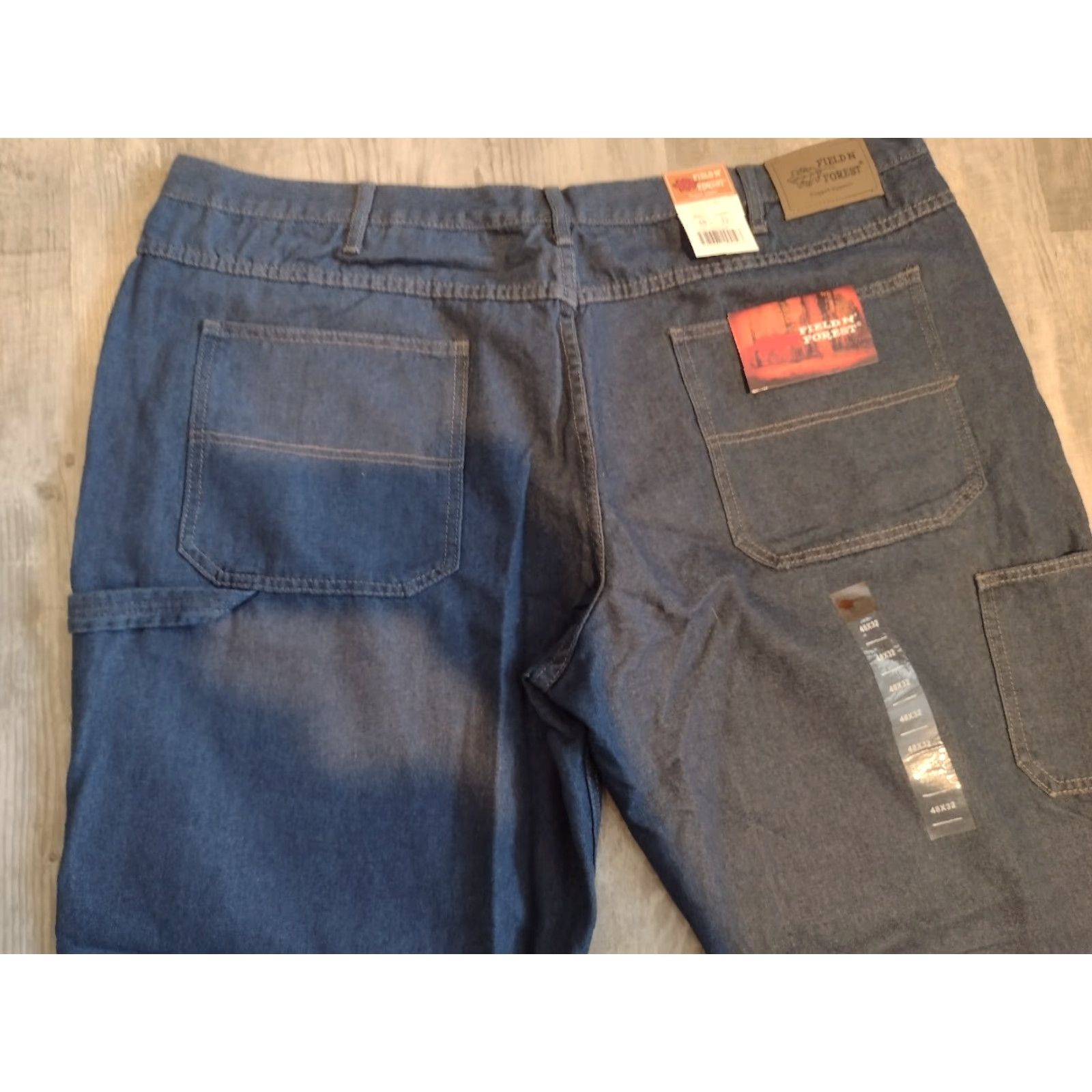 Denime VINTAGE Field & Forest Men Jeans Size 48x32 Dark Wash Denim Bootcut 5-Pocket Size US 32 / EU 48 - 7 Thumbnail