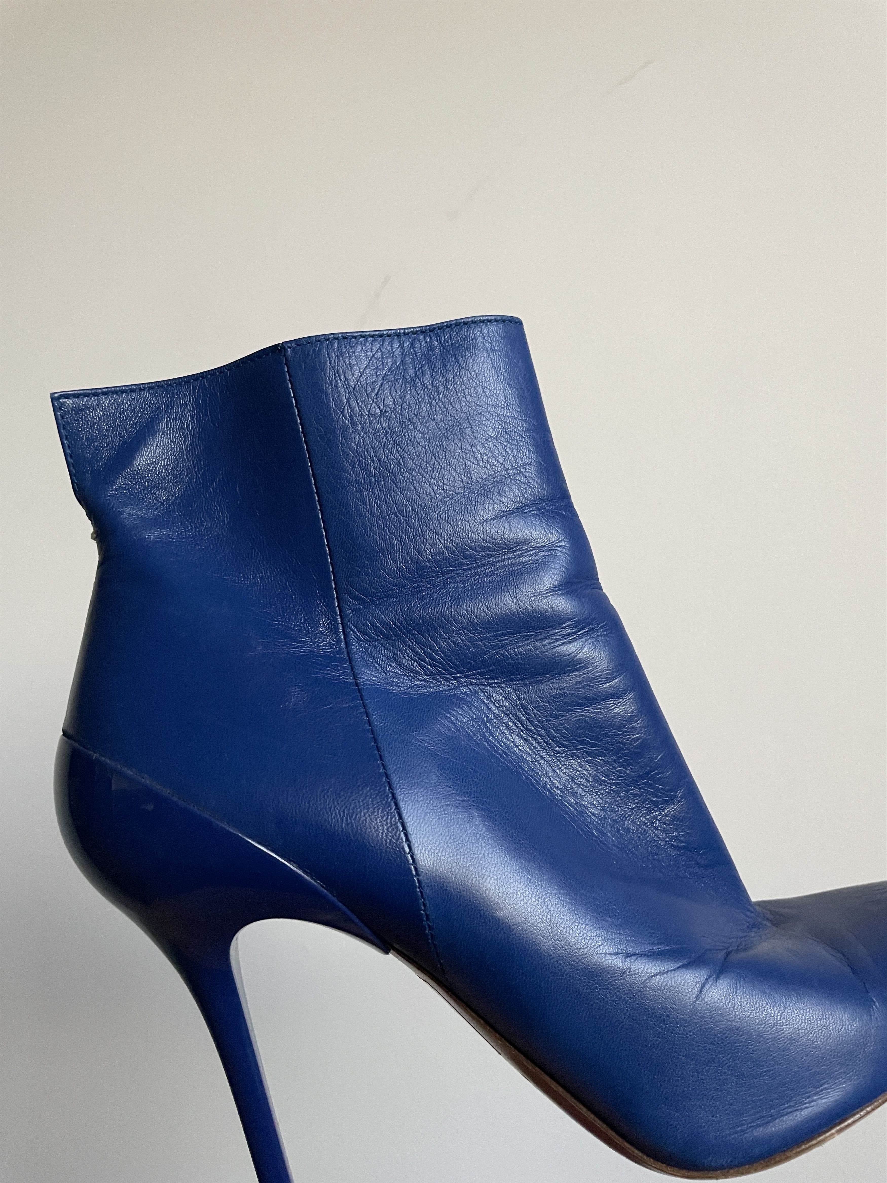 Maison Margiela Maison Margiela Leather Heeled Ankle Booties Size EUR 38 Size US 8 / IT 38 - 4 Thumbnail