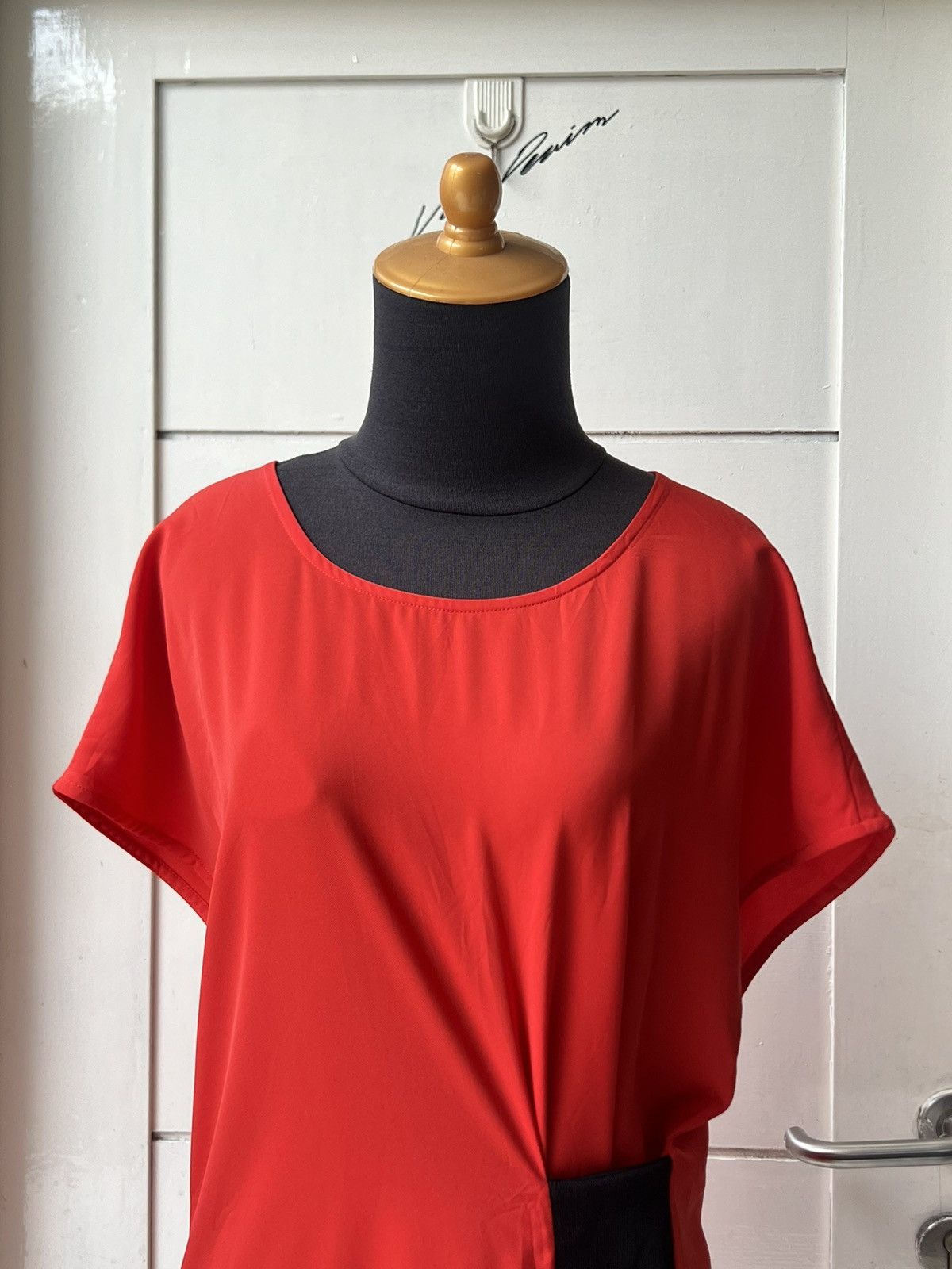 Fendi Fendi Red Midi Dress Size XS / US 0-2 / IT 36-38 - 7 Thumbnail