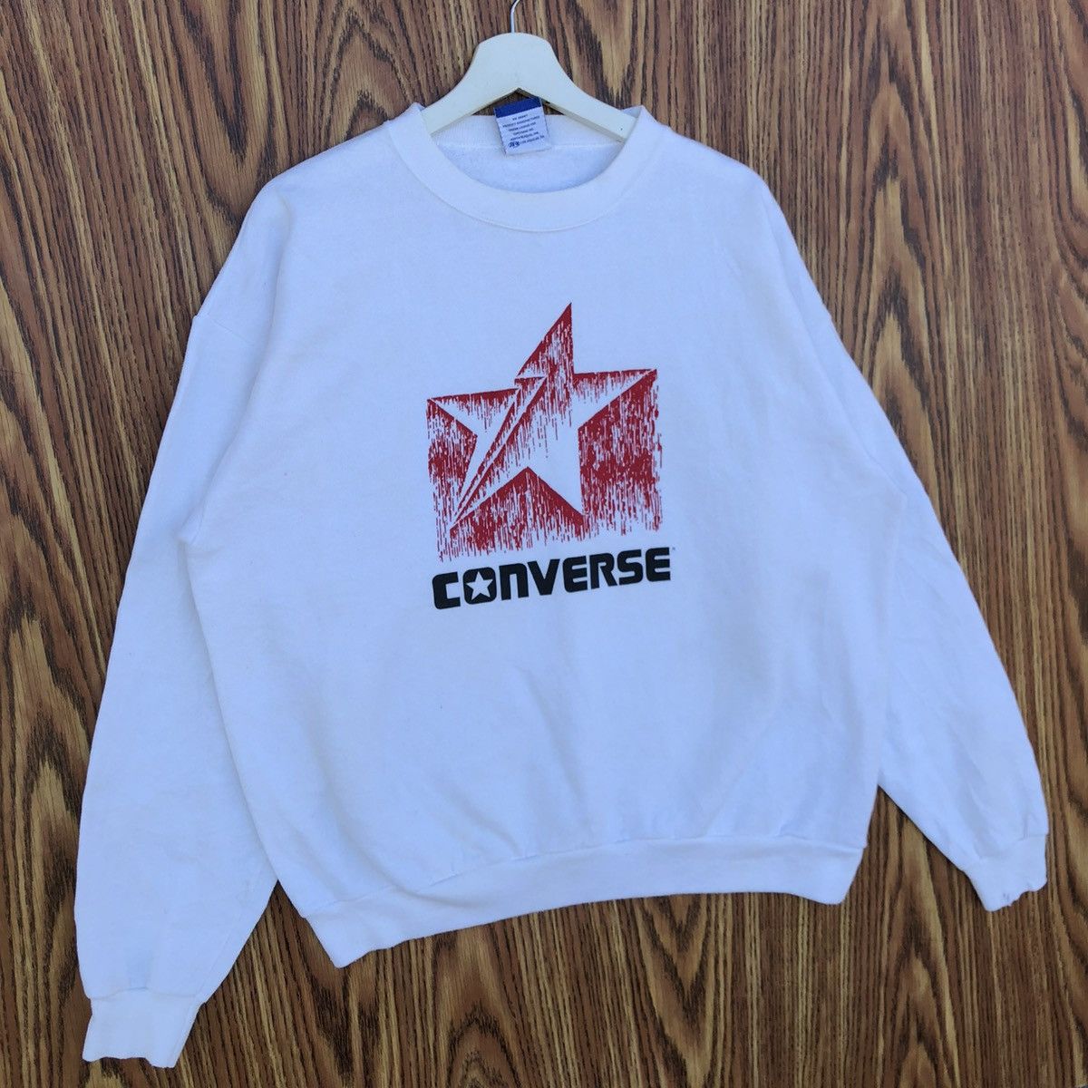 Converse Vintage 90s converse Crewneck Sweatshirt Size US XL / EU 56 / 4 - 2 Thumbnail