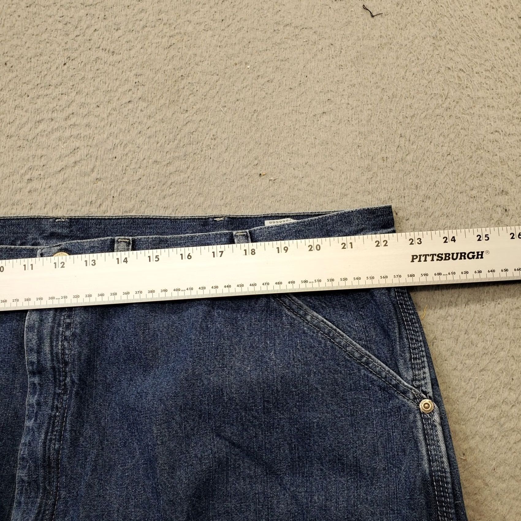 Wrangler Wrangler Mens Jeans Carpenter Denim 44 Blue Pockets Workwear 94LSWDV Size 44 Mens Size US 44 / EU 60 - 6 Thumbnail