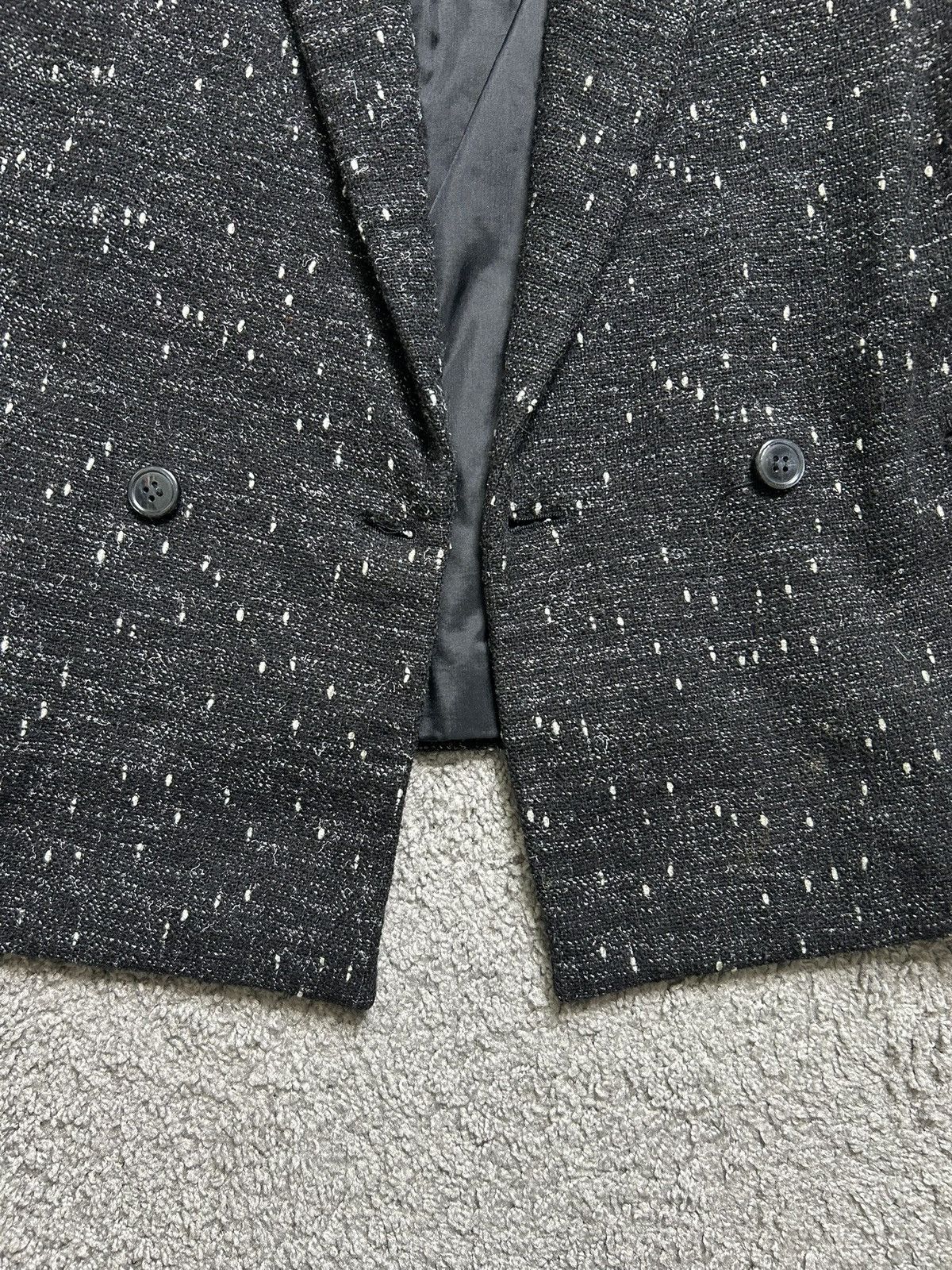 Vintage Vintage 70s Wool Double Breasted Coat 1970s Size 38R - 6 Thumbnail