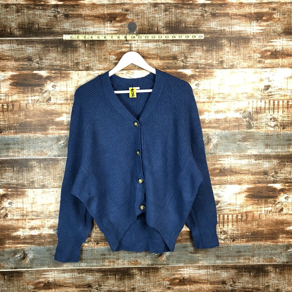 GU GU Blue Cardigan Knitwear #A1722 Size L / US 10 / IT 46 - 1 Thumbnail
