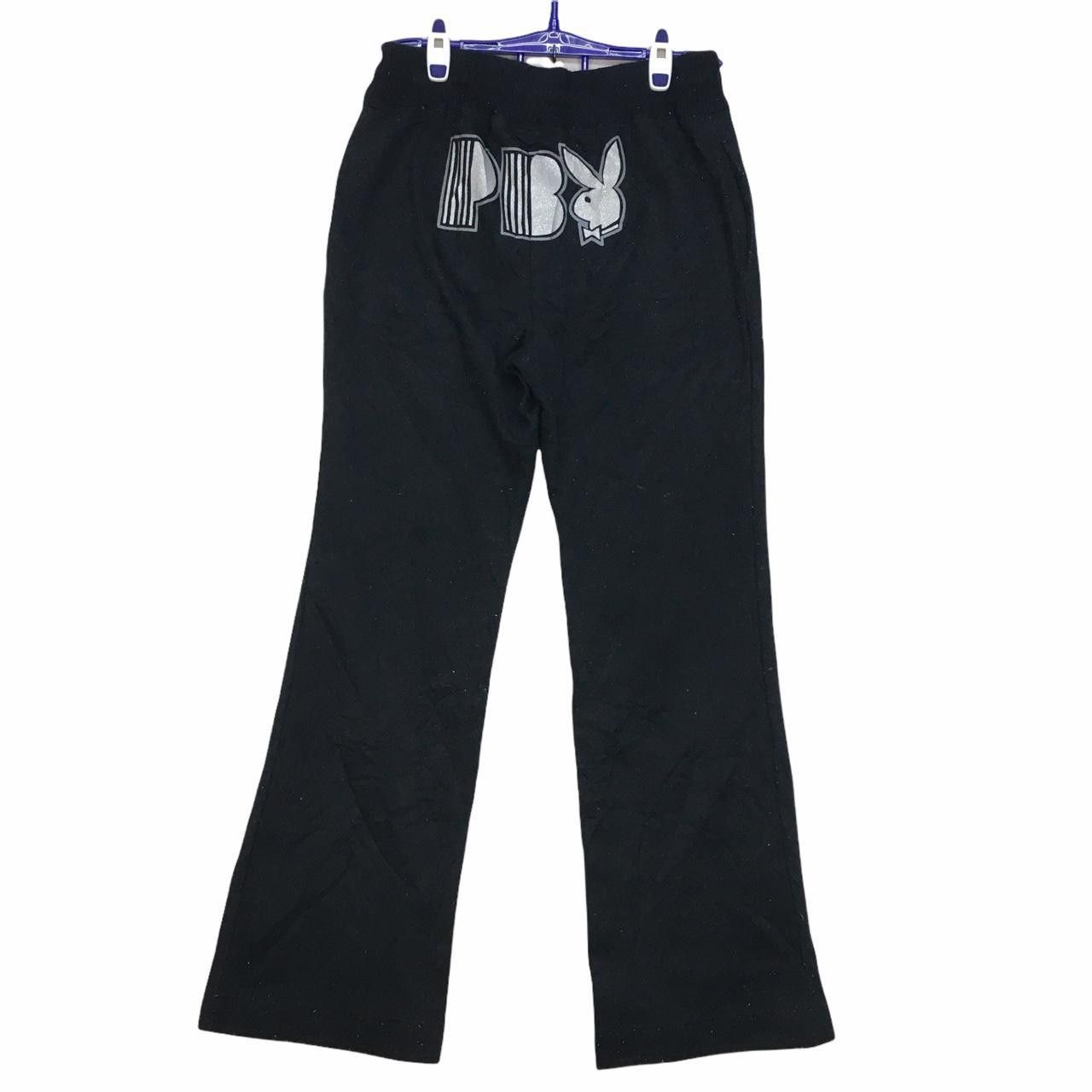 Playboy Vtg PB by PLAYBOY Sweatpant Jogger Big Logo Size 26" / US 2 / IT 38 - 3 Thumbnail