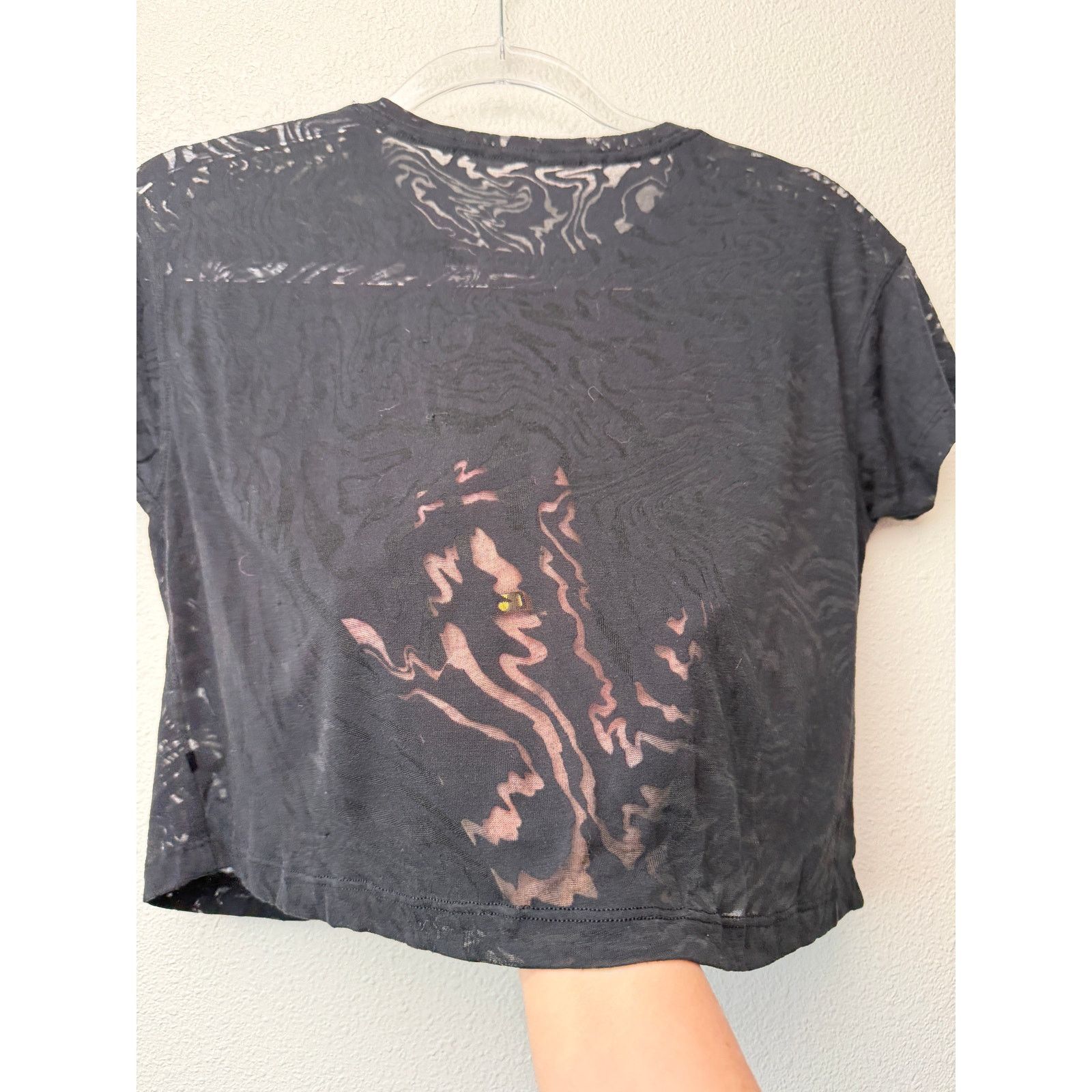 Lululemon Lululemon All Yours Cropped T-Shirt Veil Black Women Size 8 Size M / US 6-8 / IT 42-44 - 8 Thumbnail