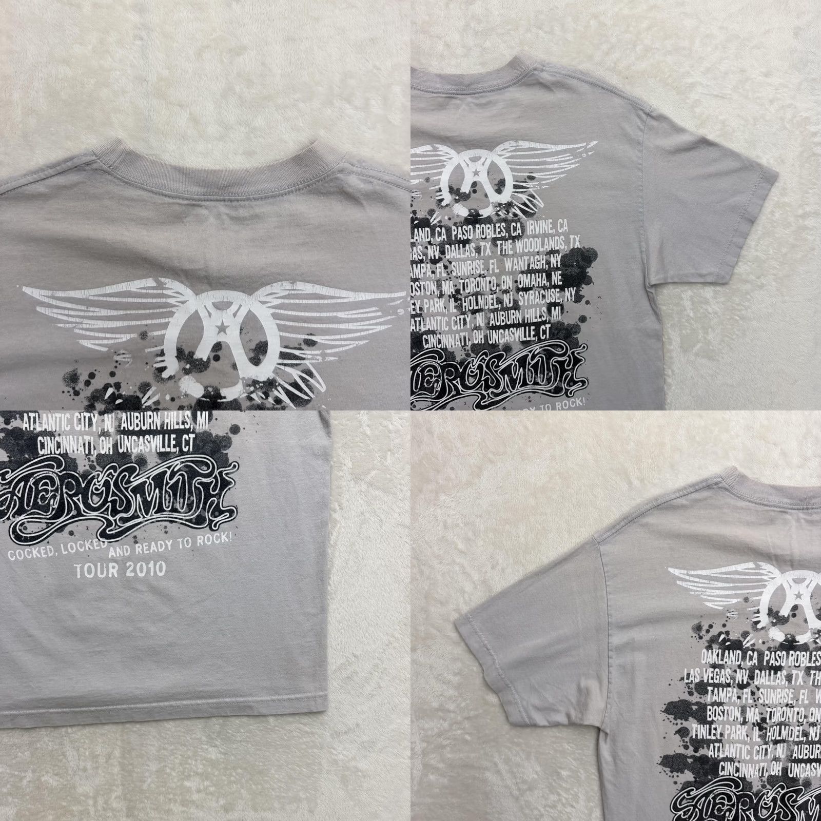 Aerosmith VINTAGE Aerosmith Y2K 2010 Bigger Badder Faster Tour Shirt Mens Large Rock Band Shirt Size US L / EU 52-54 / 3 - 9 Thumbnail