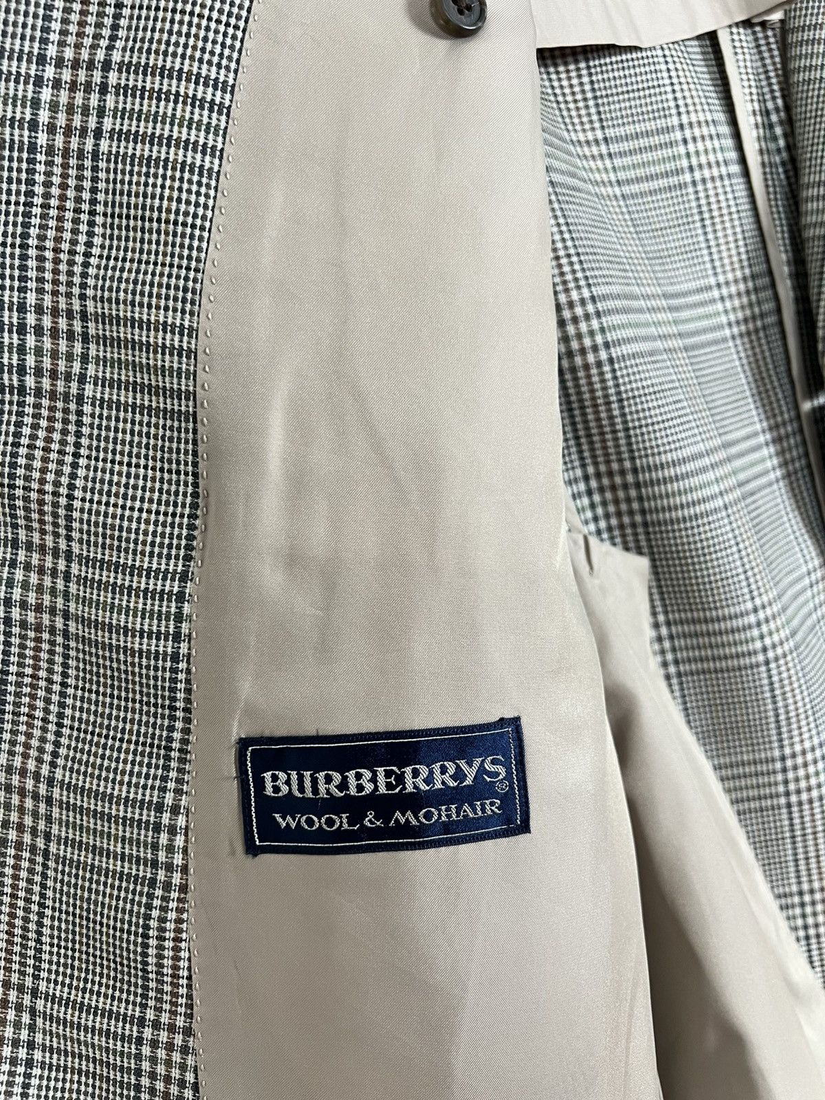 Burberry 90s Vintage Burberrys Wool Mohair Old Money Blazer Jacket Size US M / EU 48-50 / 2 - 6 Thumbnail