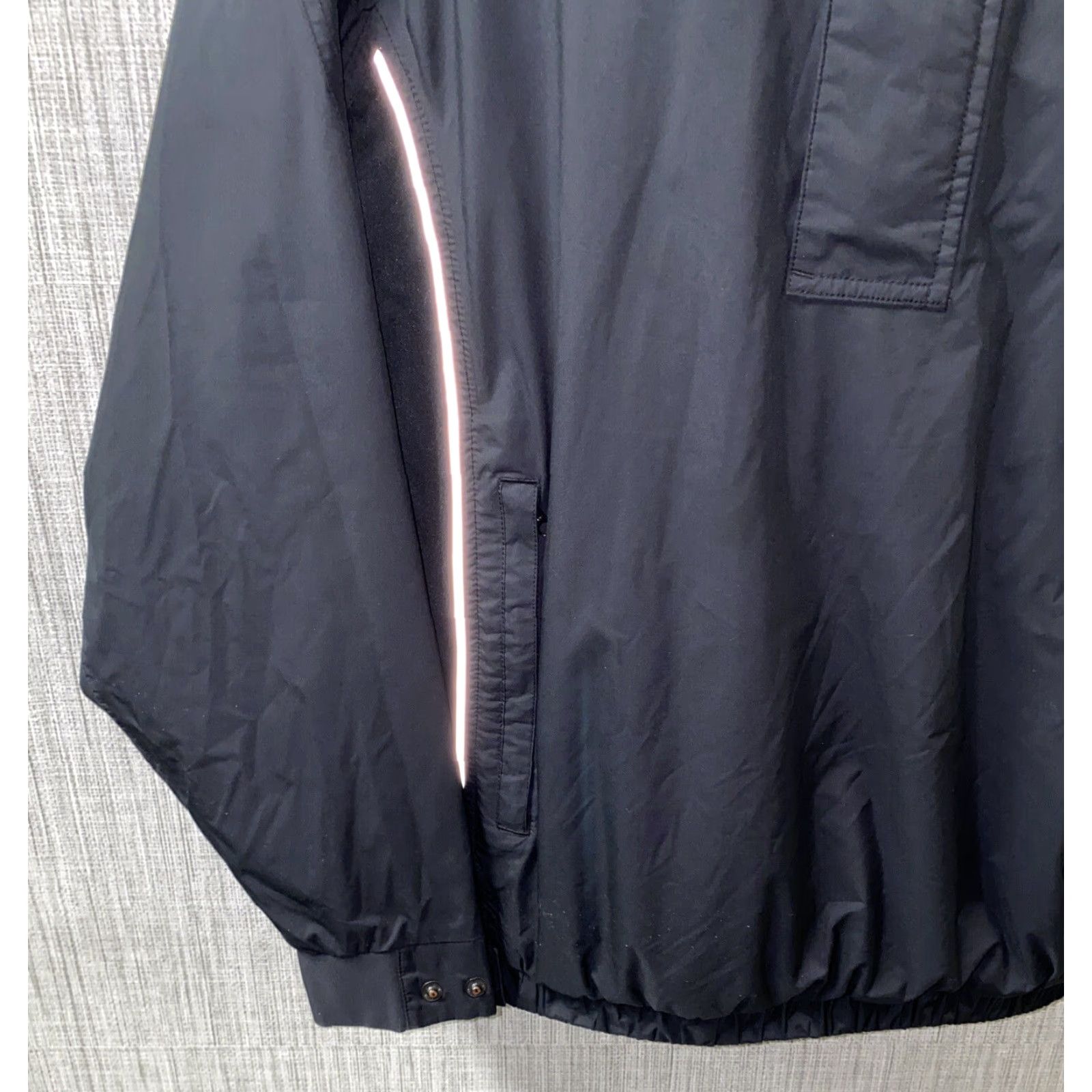 Footjoy FootJoy Jacket Golf Mens Black Polyester 1/2 Zip Pullover Size L Size US L / EU 52-54 / 3 - 3 Thumbnail