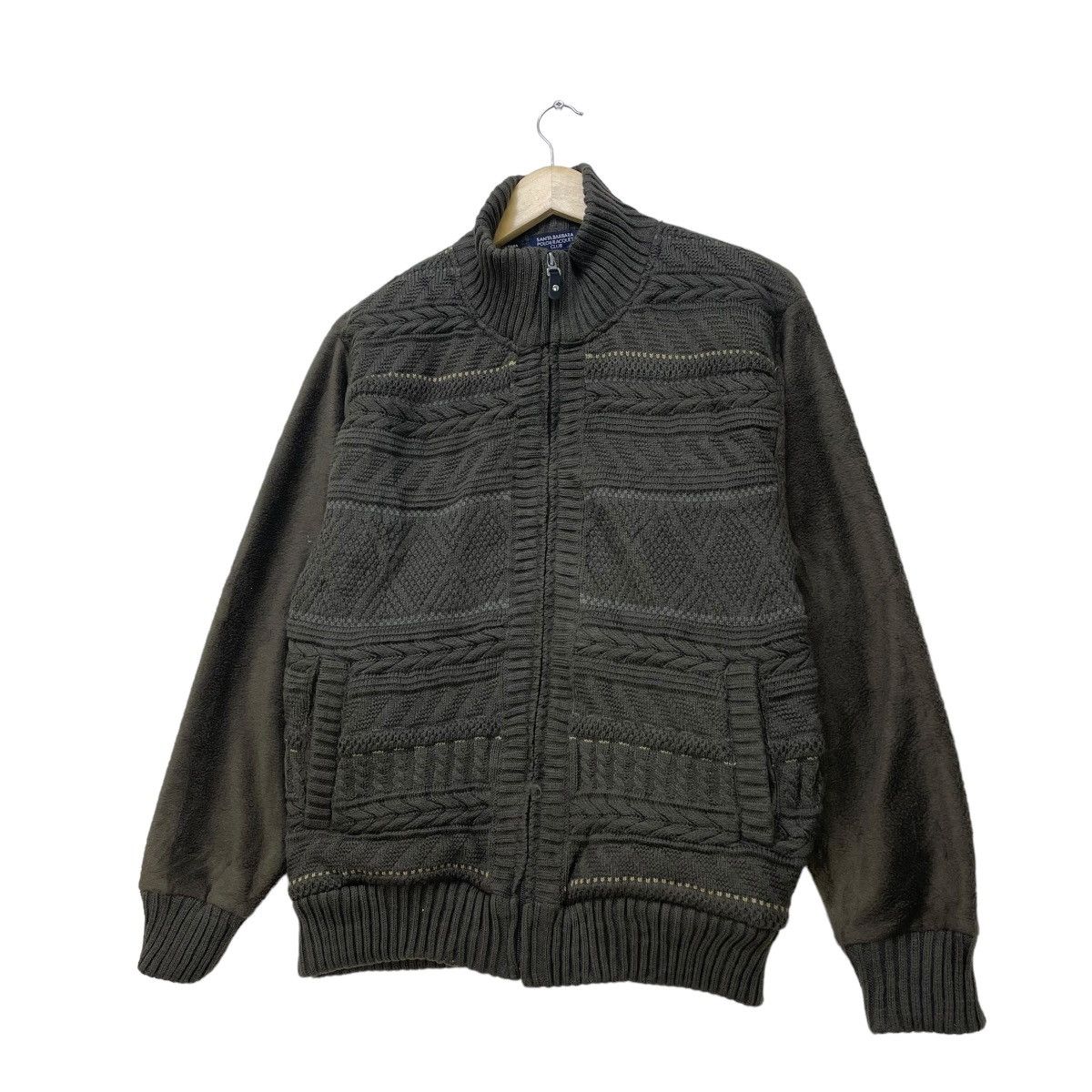 Japanese Brand Santa Barbara Knit Jacket Size US M / EU 48-50 / 2 - 2 Thumbnail