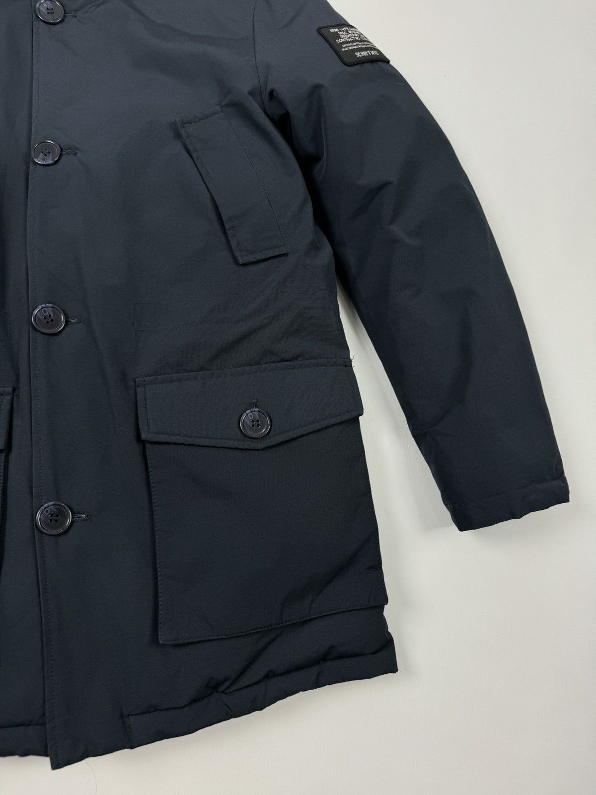 Schott Schott NYC Army Tupe Garment Down Winter Parka Jacket Size US S / EU 44-46 / 1 - 5 Thumbnail