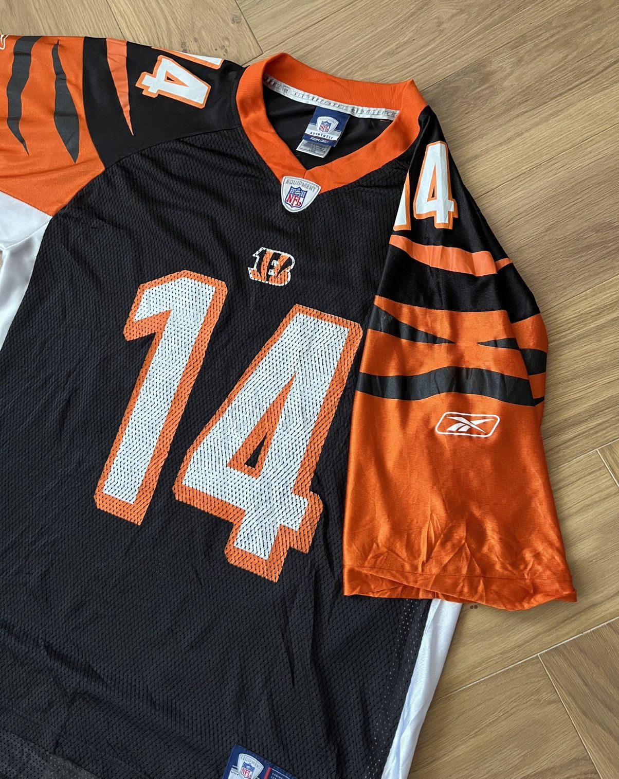 Reebok Vintage Andy Dalton Cincinnati Bengals #14 Reebok Jersey Size US L / EU 52-54 / 3 - 7 Thumbnail