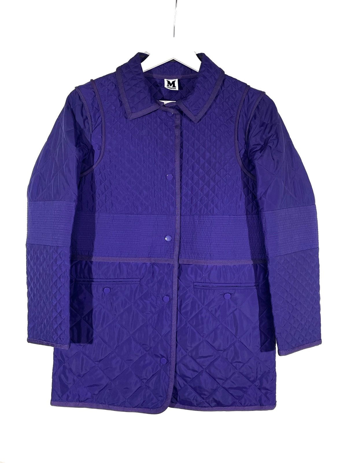 Missoni Missoni Quilted Purple Polyester Jacket Size 40/S-M Size M / US 6-8 / IT 42-44 - 1 Thumbnail