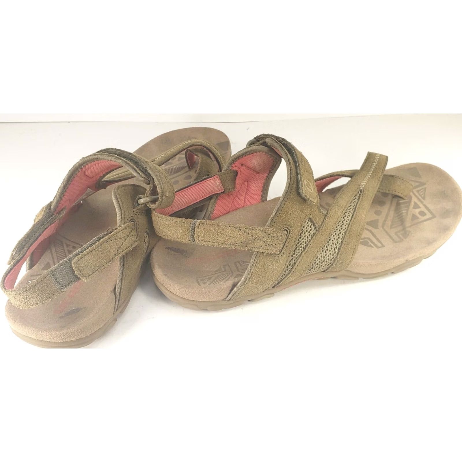 Merrell Merrell Kangaroo Delta Sandspur Suede Sport Sandals Women 9 40 Tan Adjustable Strap Arch Support Cushioned Non-Slip Hiking Shoes Sandals Size US 7 / IT 37 - 4 Thumbnail