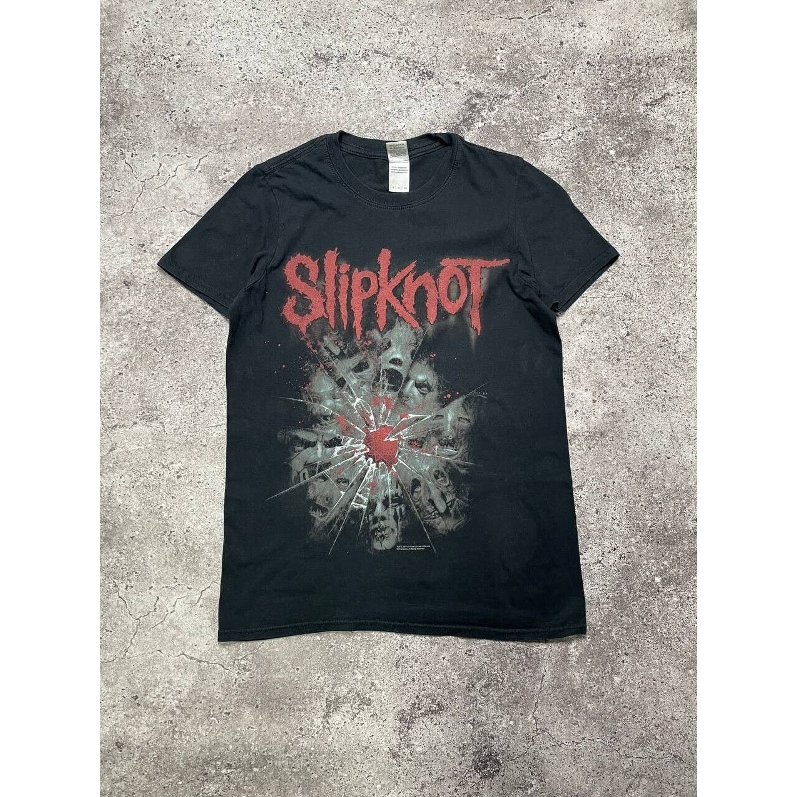 Band Tees × Gildan × Slipknot Vintage Slipknot Band T-Shirt Red Rock Size S Size US S / EU 44-46 / 1 - 1 Thumbnail