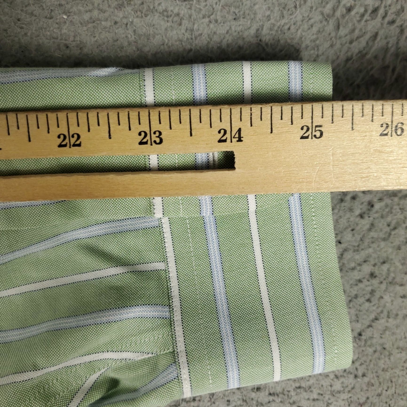 Brooks Brothers Brooks Brothers Shirt Mens 2XL Green Striped Button-Up Long Sleeve Collar Down Casual Business Formal Modern Preppy Men Size US XXL / EU 58 / 5 - 7 Thumbnail