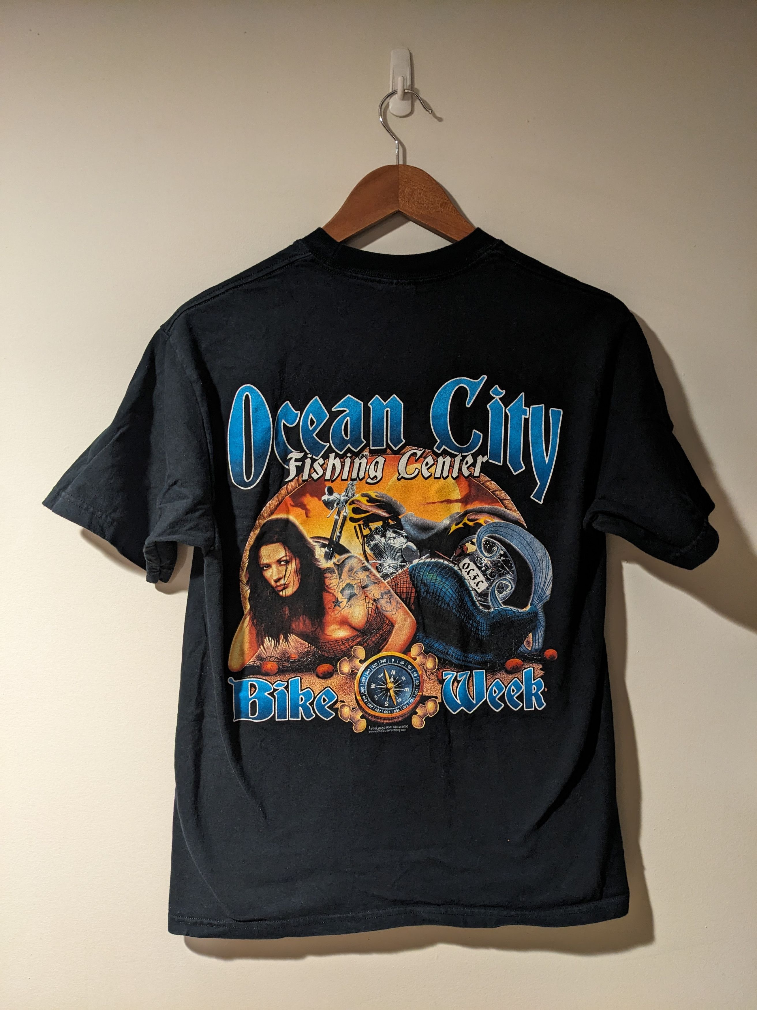 Harley Davidson × Vintage Vintage Y2K Ocean City Bike Week Motorcycle Medium T-Shirt Size US M / EU 48-50 / 2 - 1 Thumbnail