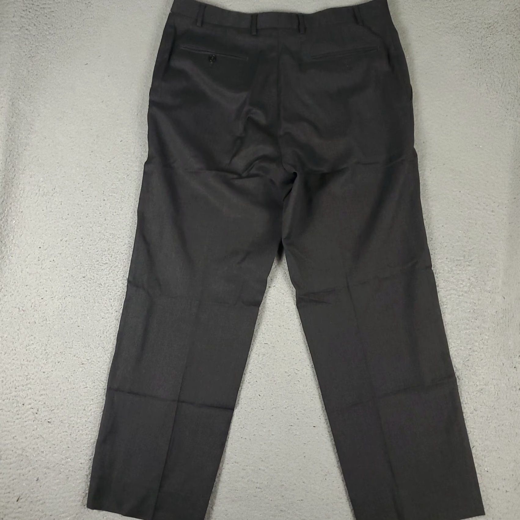 Canali Canali Pants Mens 34x29 Gray Wool Dress Slacks Flat Front Trousers Chino Size US 34 / EU 50 - 7 Thumbnail