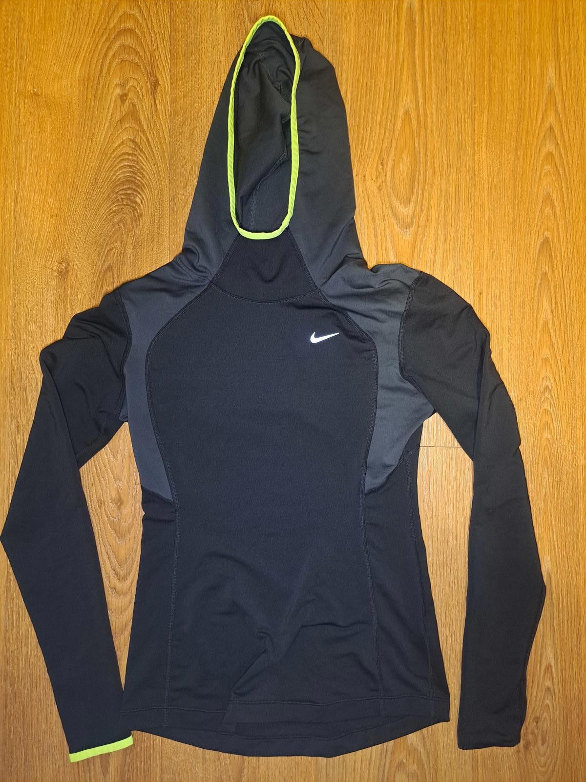 Nike Nike Activewear Dri Fit Sweater Mens Small Black Hoodie Size ONE SIZE - 1 Thumbnail