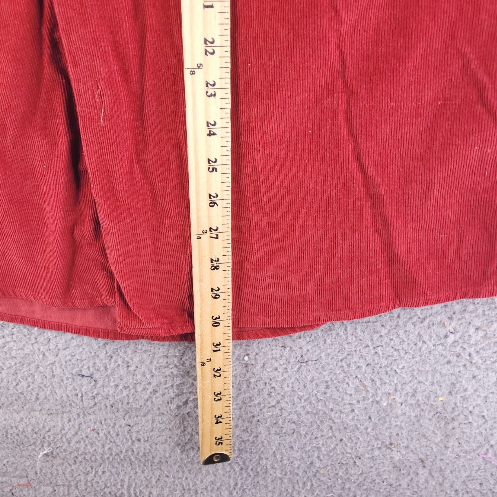 Vintage VINTAGE St Johns Bay Shirt Mens XL Red Corduroy Long Sleeve Button y2k 90s Size US XL / EU 56 / 4 - 7 Thumbnail