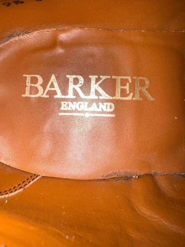 Barker Barker England Oxford Derby Leather Brown Lace Ups 9,5 44 Size US 11 / EU 44 - 13 Thumbnail