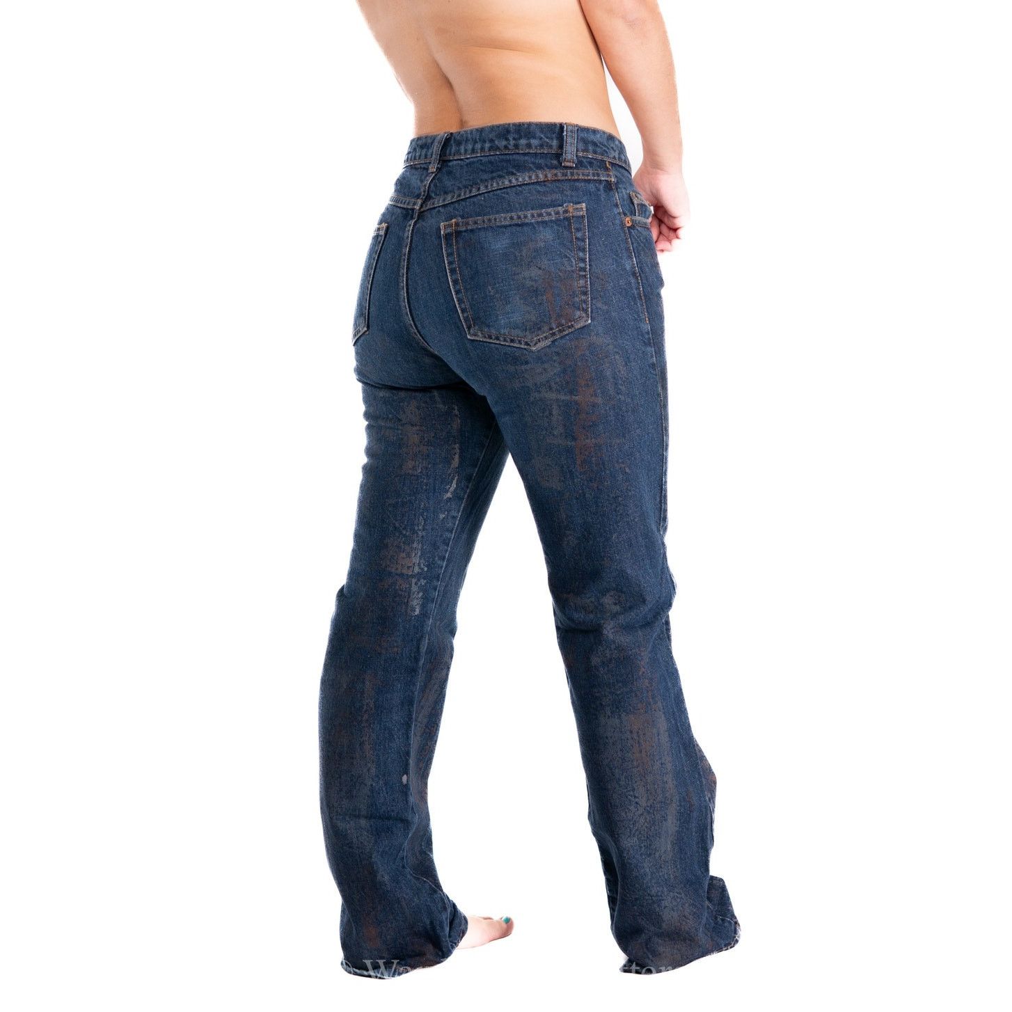 Designer KRUSH Premium Denim Jeans Size US 32 / EU 48 - 2 Thumbnail