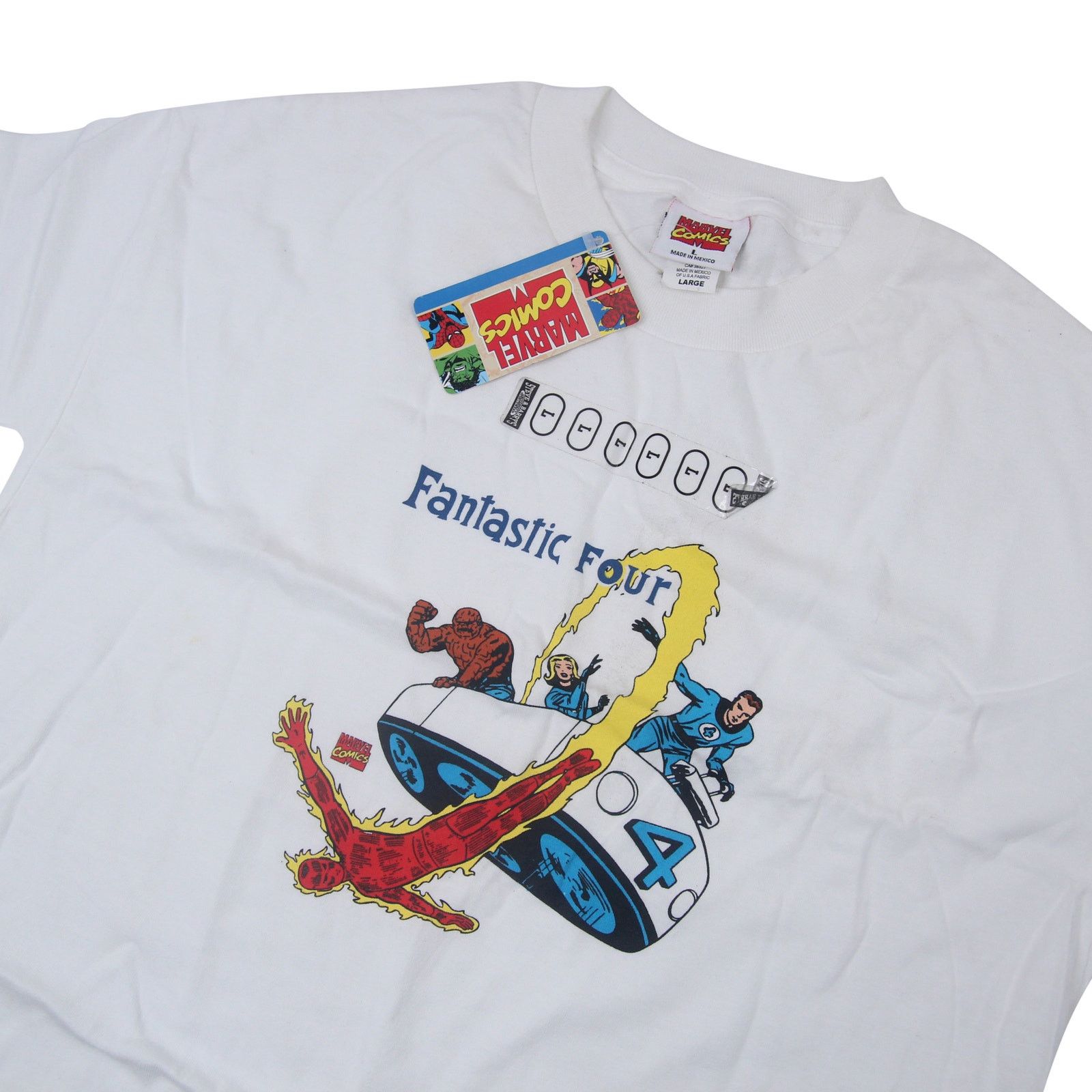 Marvel Comics × Vintage NWT Vintage Y2k Marvel Comics Fantastic 4 Graphic T Shirt Size US L / EU 52-54 / 3 - 2 Thumbnail