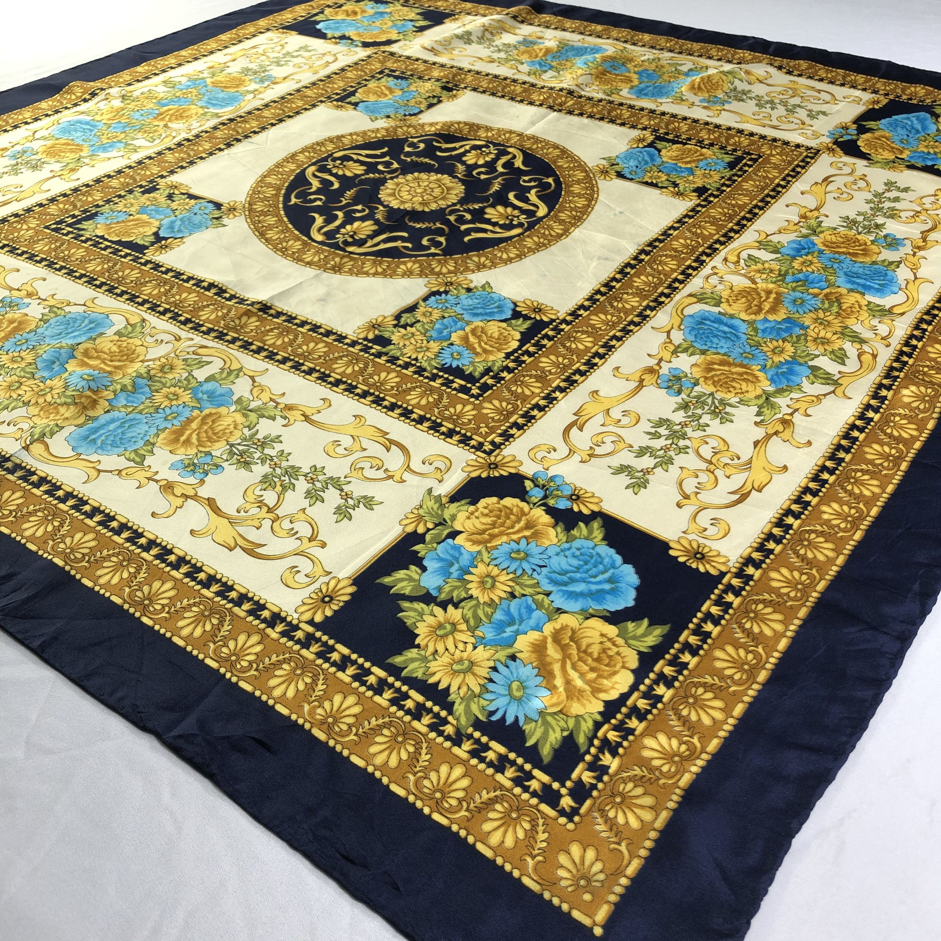 Vintage Vintage Silk Scarf Size ONE SIZE - 4 Thumbnail