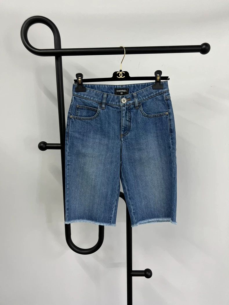 Chanel Chanel Pharrell Denim Shorts - dmc Size US 30 / EU 46 - 1 Thumbnail