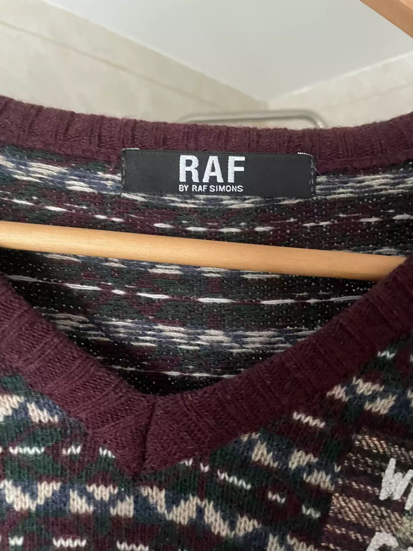 Raf Simons RAF SIMONS v-neck sweater-2505 Size US M / EU 48-50 / 2 - 3 Thumbnail