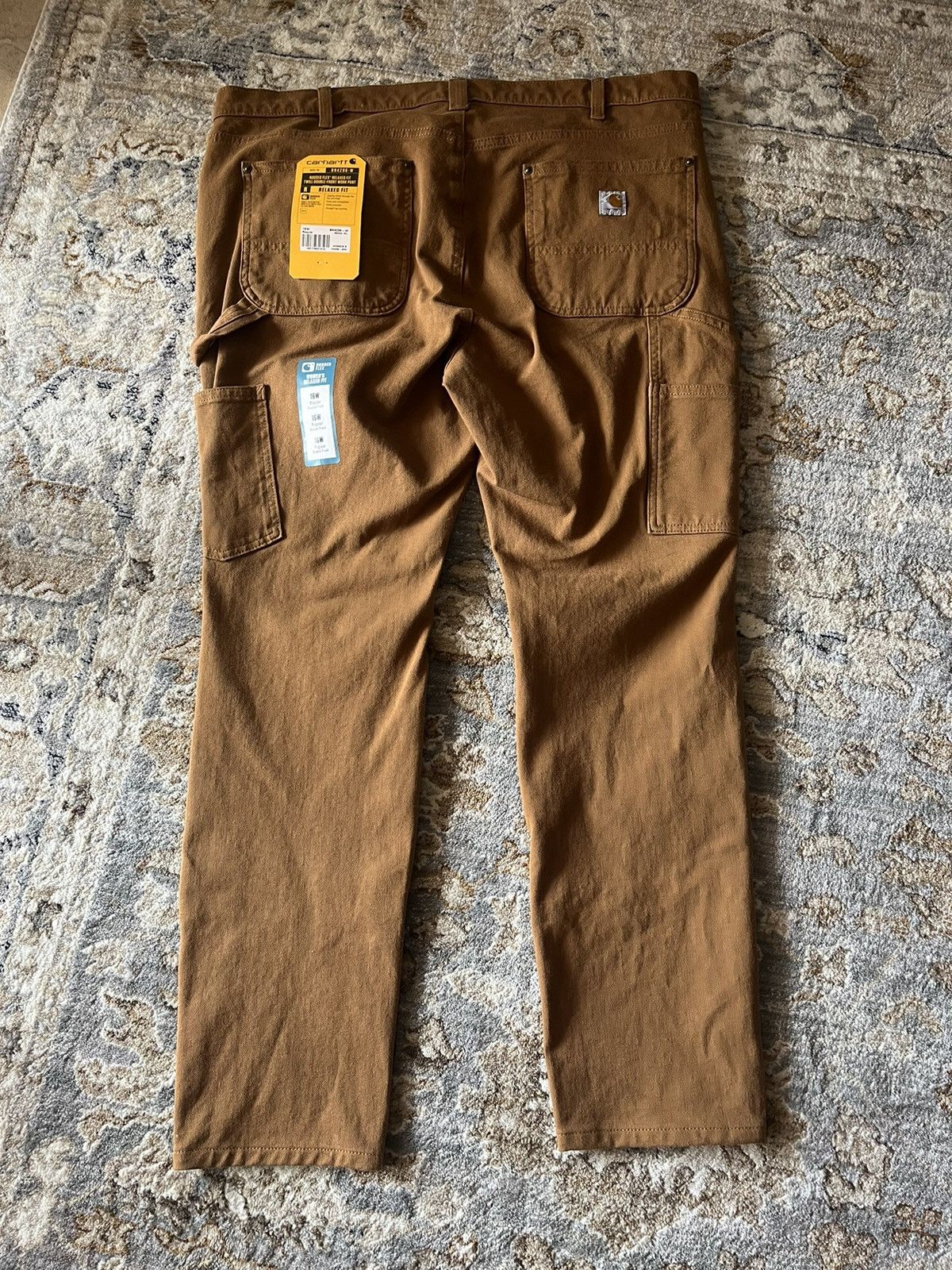 Carhartt Relaxed Carpenter Cargo Barn Double Front Twill Pants Size 38" / US 16 / IT 52 - 2 Thumbnail