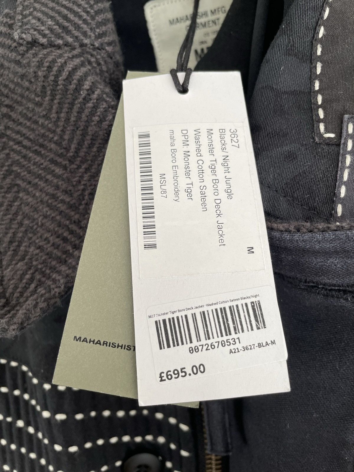 Maharishi Maharishi Sashiko patchwork Jacket Size US M / EU 48-50 / 2 - 4 Thumbnail