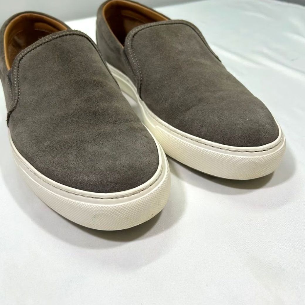 UNTUCKit Untuckit Gray Suede Slip-On Sneakers Mens 12 Size US 12 / EU 45 - 3 Thumbnail