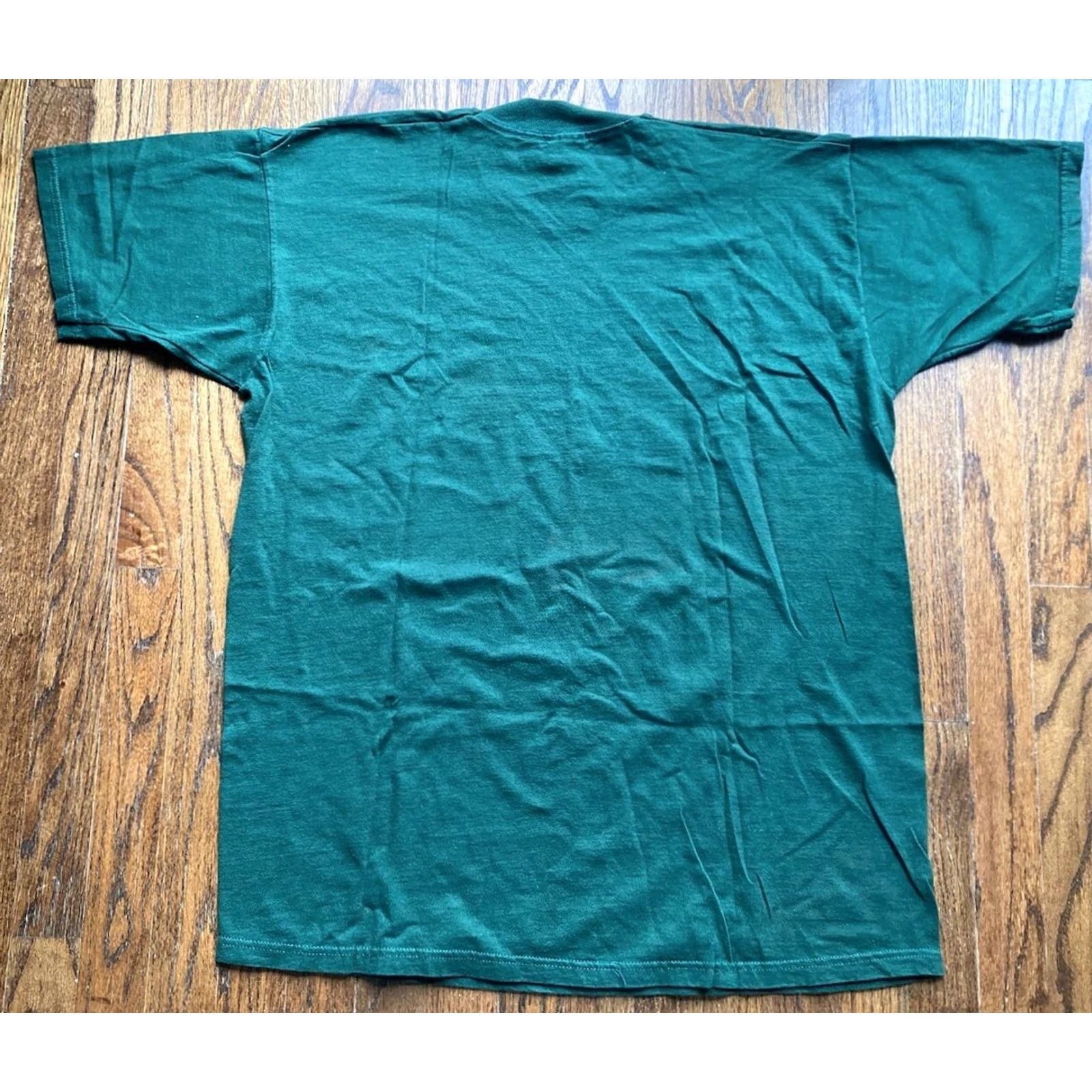 Fruit Of The Loom VINTAGE Space Needle Shirt 2XL Green Fruit of the Loom Men T-Shirt Seattle Washington Single Stitch Tourist 90s Size US XXL / EU 58 / 5 - 8 Thumbnail