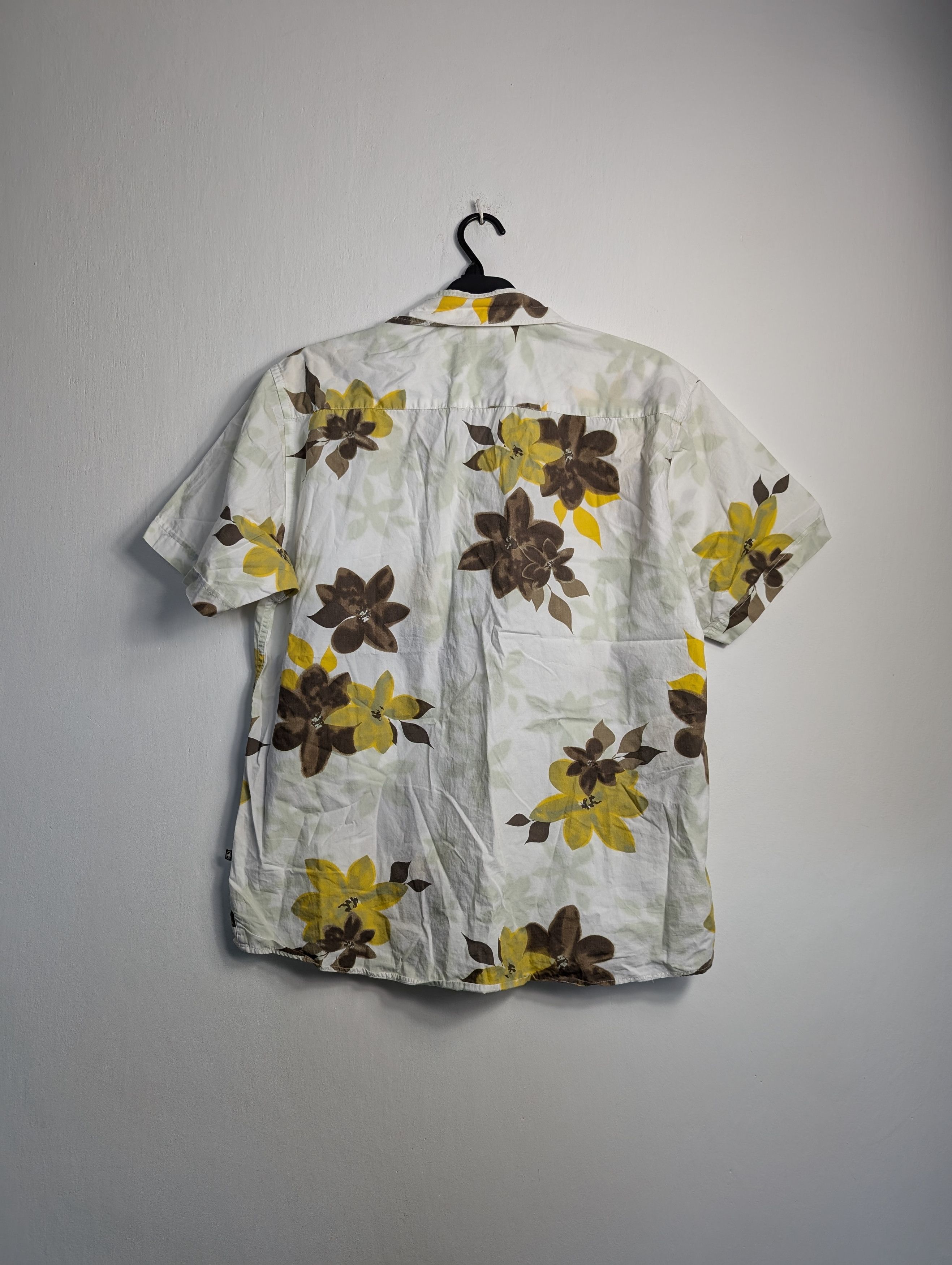 Vintage Vintage Y2K Hawaiian Shirt - Summer Floral Palm Tree Print Size US XL / EU 56 / 4 - 4 Thumbnail