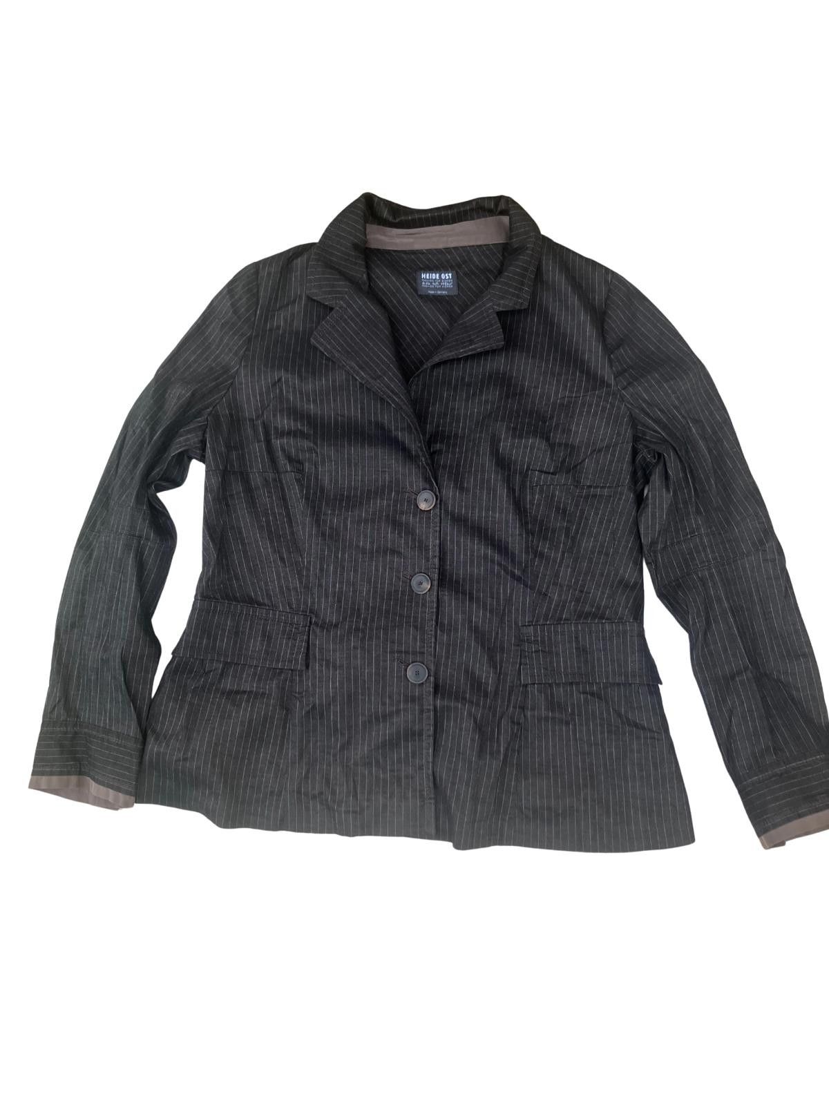 Other Heide Ost Pinstripe Blazer Linen Blend XL Size XL / US 12-14 / IT 48-50 - 4 Thumbnail