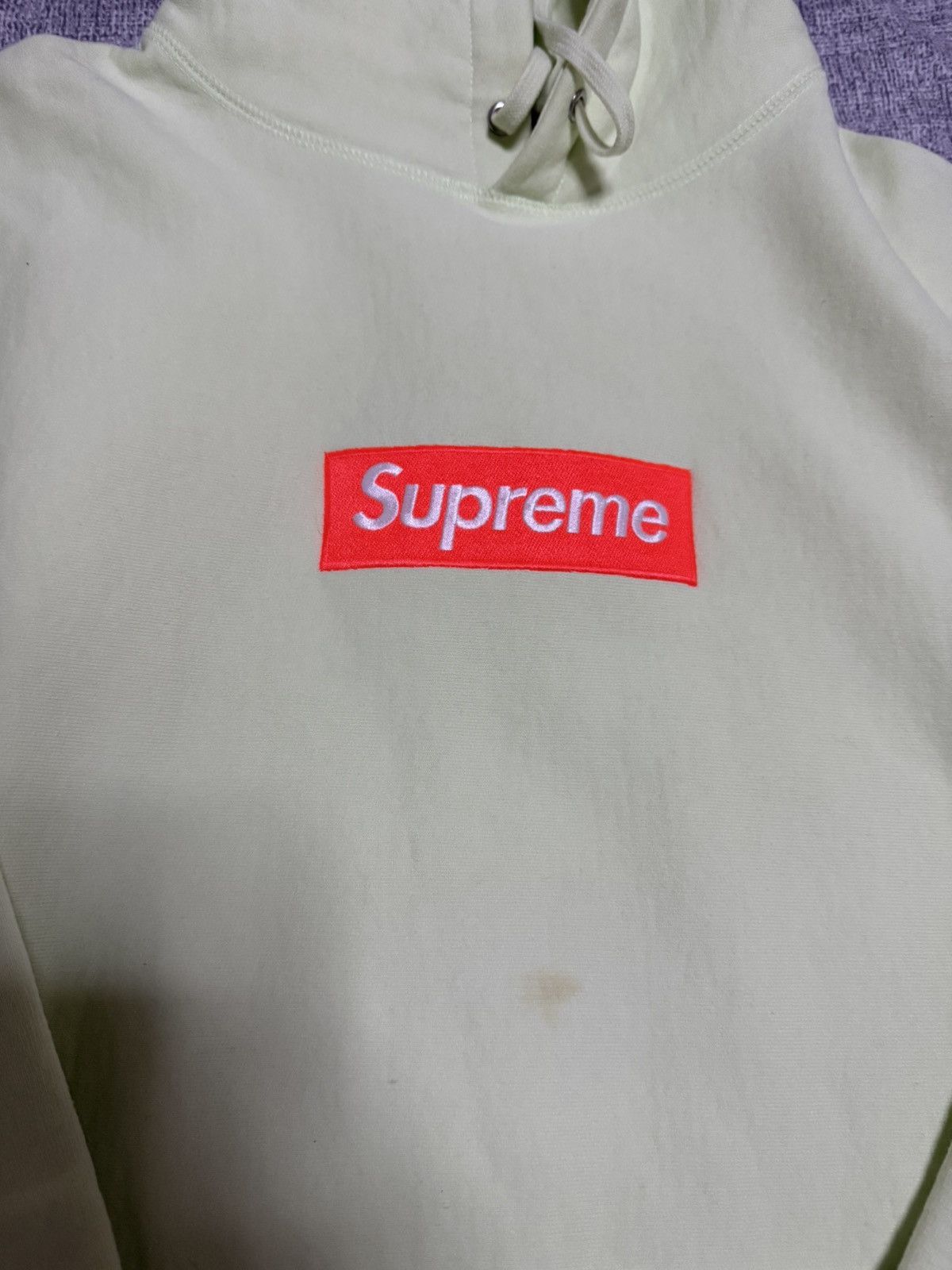 Supreme Supreme fw17 pale lime box logo hoodie hooded Size US M / EU 48-50 / 2 - 3 Thumbnail